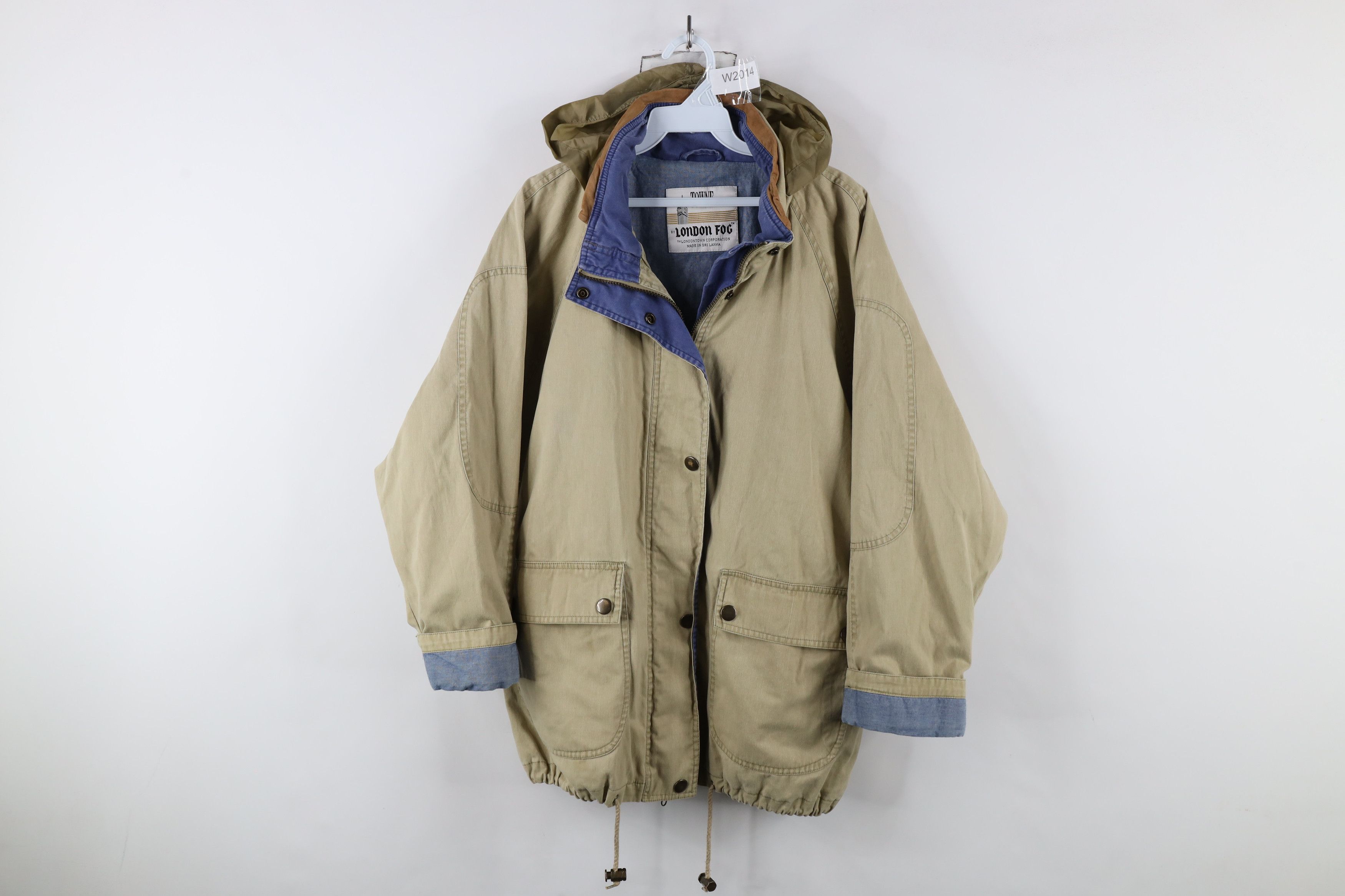 Vintage Vintage 90s Streetwear Oversized Stonewash Bomber Jacket Size M / US 6-8 / IT 42-44 - 1 Thumbnail