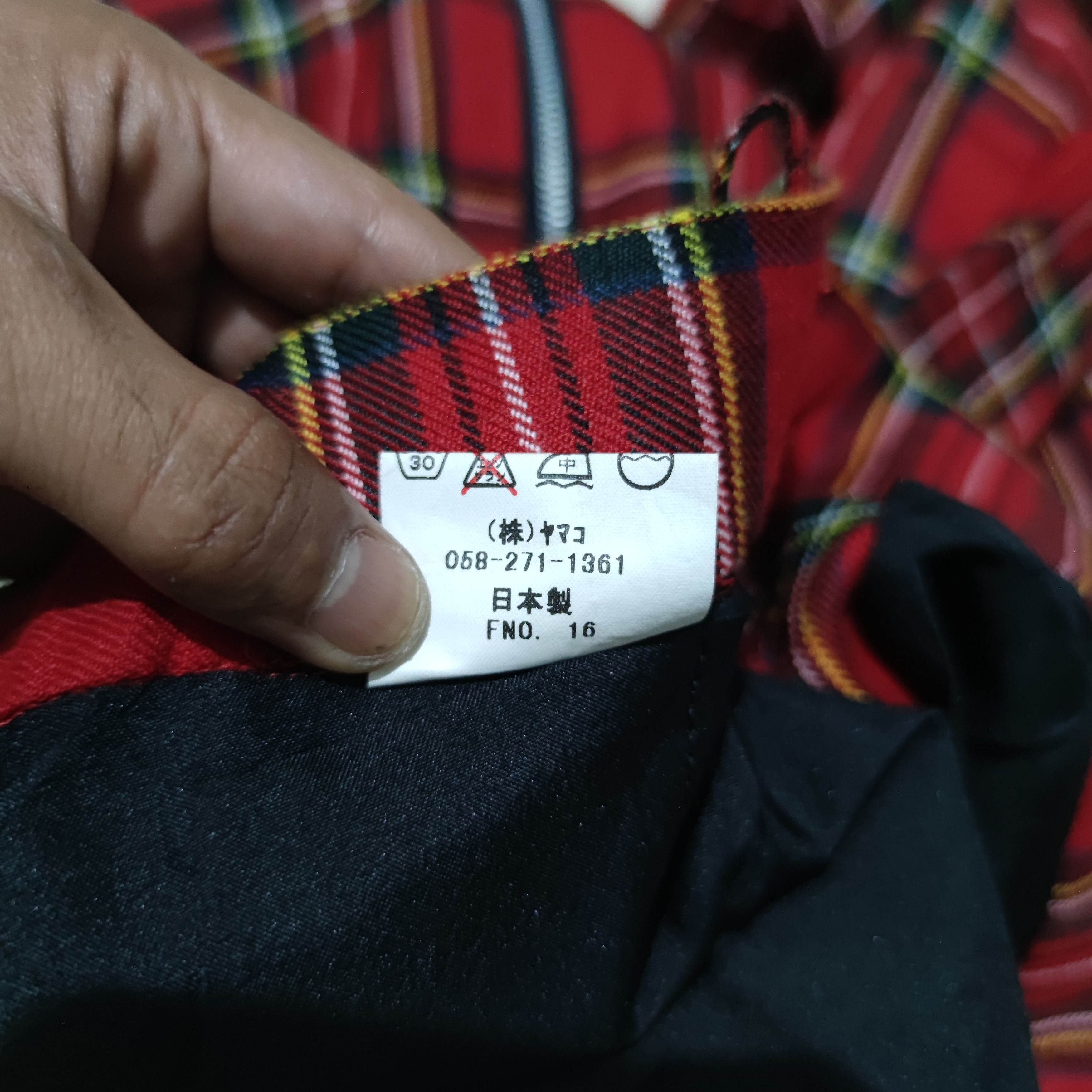 Japanese Brand Japanese Brand Tartan Punk Multi Zipper Bondage Pants Size US 31 - 10 Thumbnail