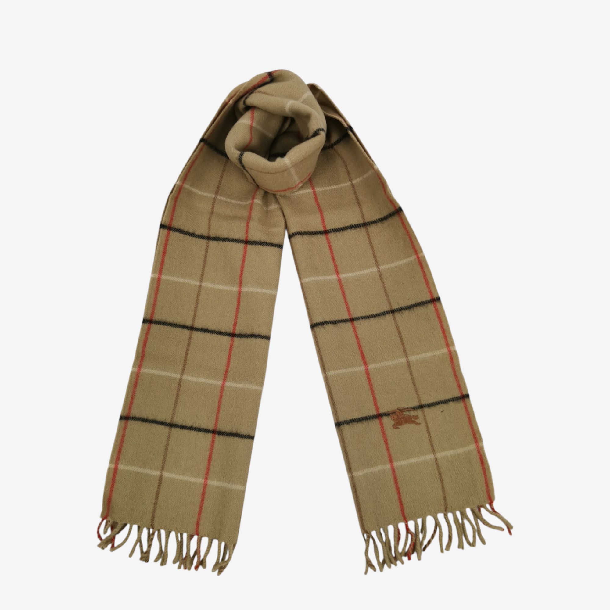 Burberry Vintage Burberry Scarf Wool Cashmere Muffler Scarves Size ONE SIZE - 1 Thumbnail