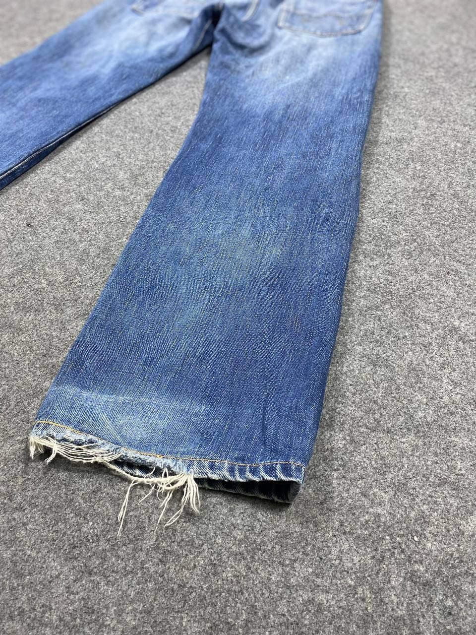 Edwin vintage edwin 505x selvedge distressed denim nice design Size US 33 - 6 Thumbnail
