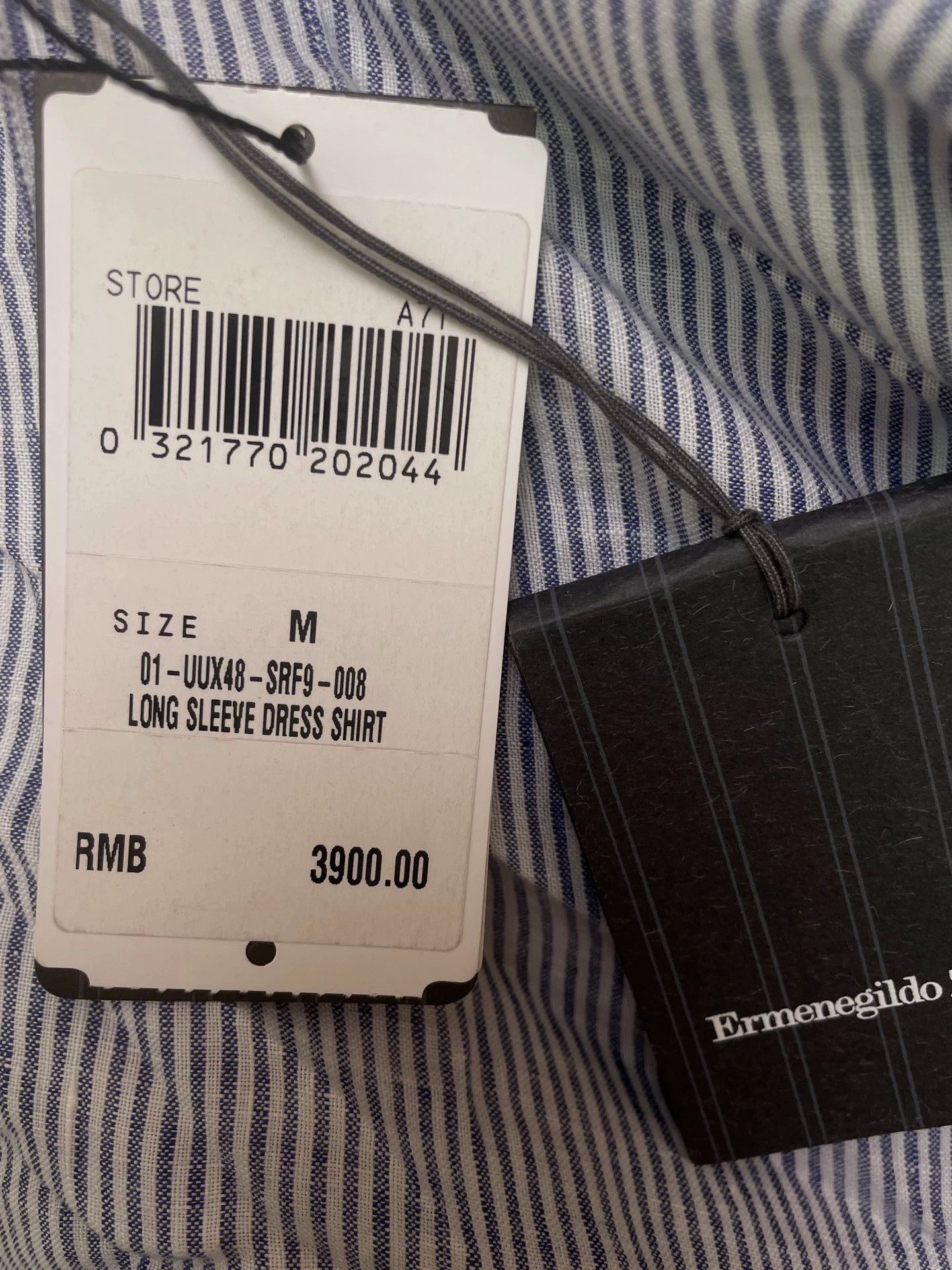 Ermenegildo Zegna Zegna Dress Shirt NEW WITH TAGS Size M Size US M / EU 48-50 / 2 - 9 Thumbnail
