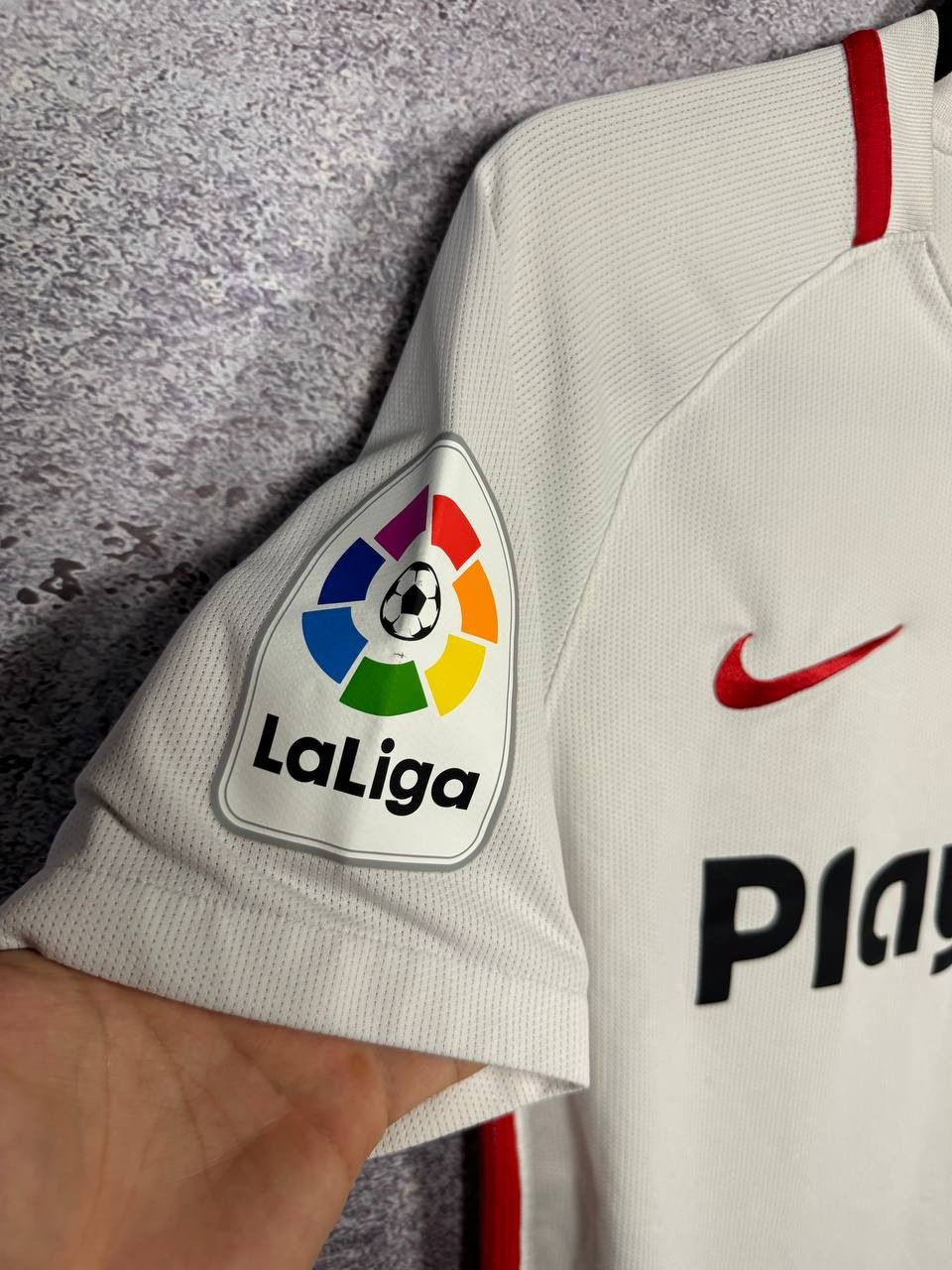 Nike Vintage Sevilla 2018/19 Nike Home Soccer Jersey Small Size US S / EU 44-46 / 1 - 6 Thumbnail