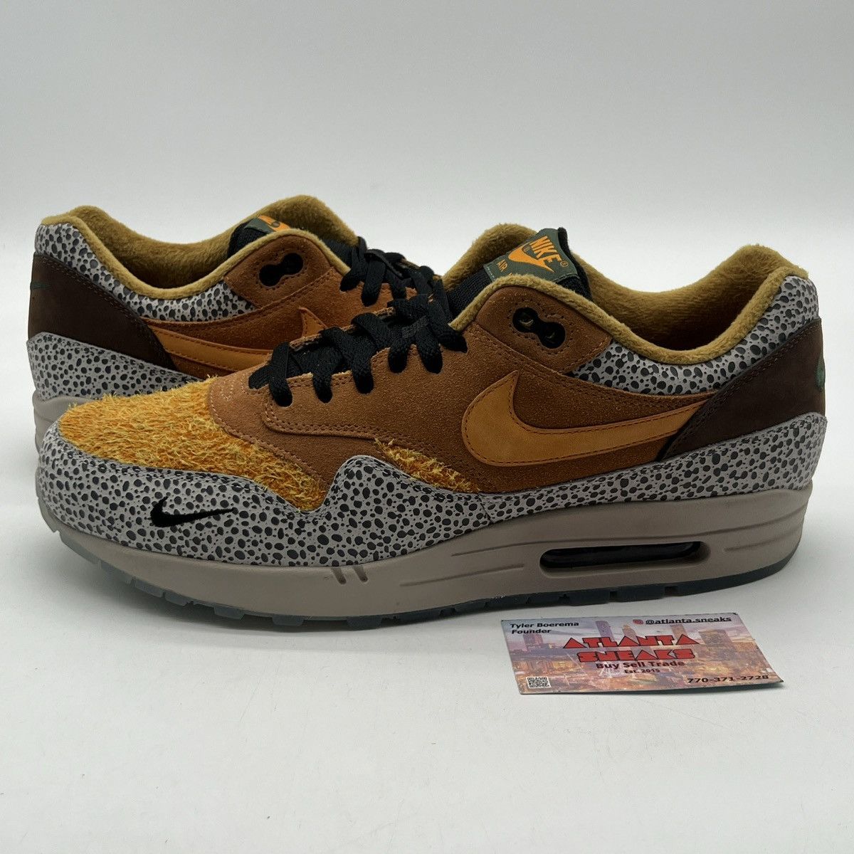 Nike Atmos X Air Max 1 safari Size US 12 / EU 45 - 1 Thumbnail