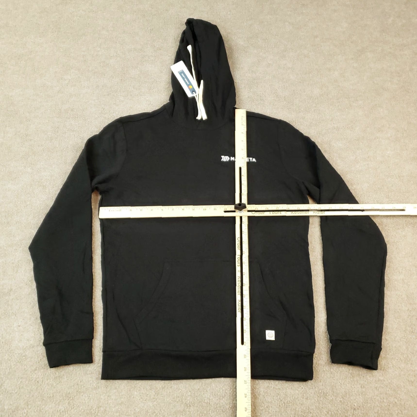 Marine Layer Marine Layer Hoodie Mens M Black Sweatshirt Long Sleeve Pullover Hooded Sports Style Mens Size US M / EU 48-50 / 2 - 2 Thumbnail