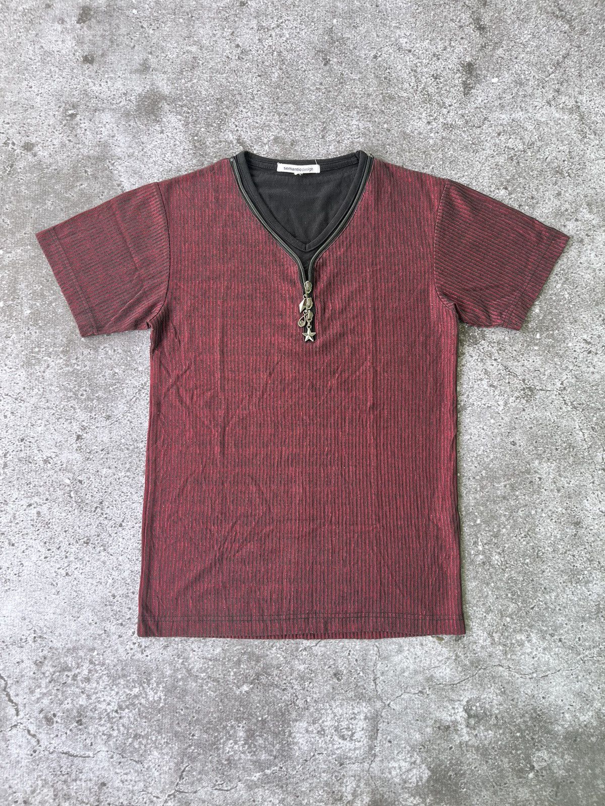 semanticdesign Semanticdesign Y2k Japanese Brand Short Sleeve Size US S / EU 44-46 / 1 - 1 Thumbnail