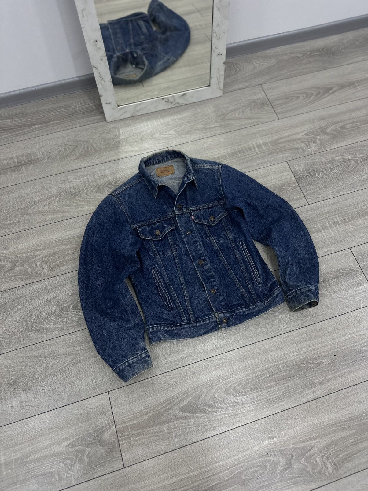 Levi's Levis Vintage Cat in The Hood Denim Jacket 90s Size L / US 10 / IT 46 - 3 Thumbnail