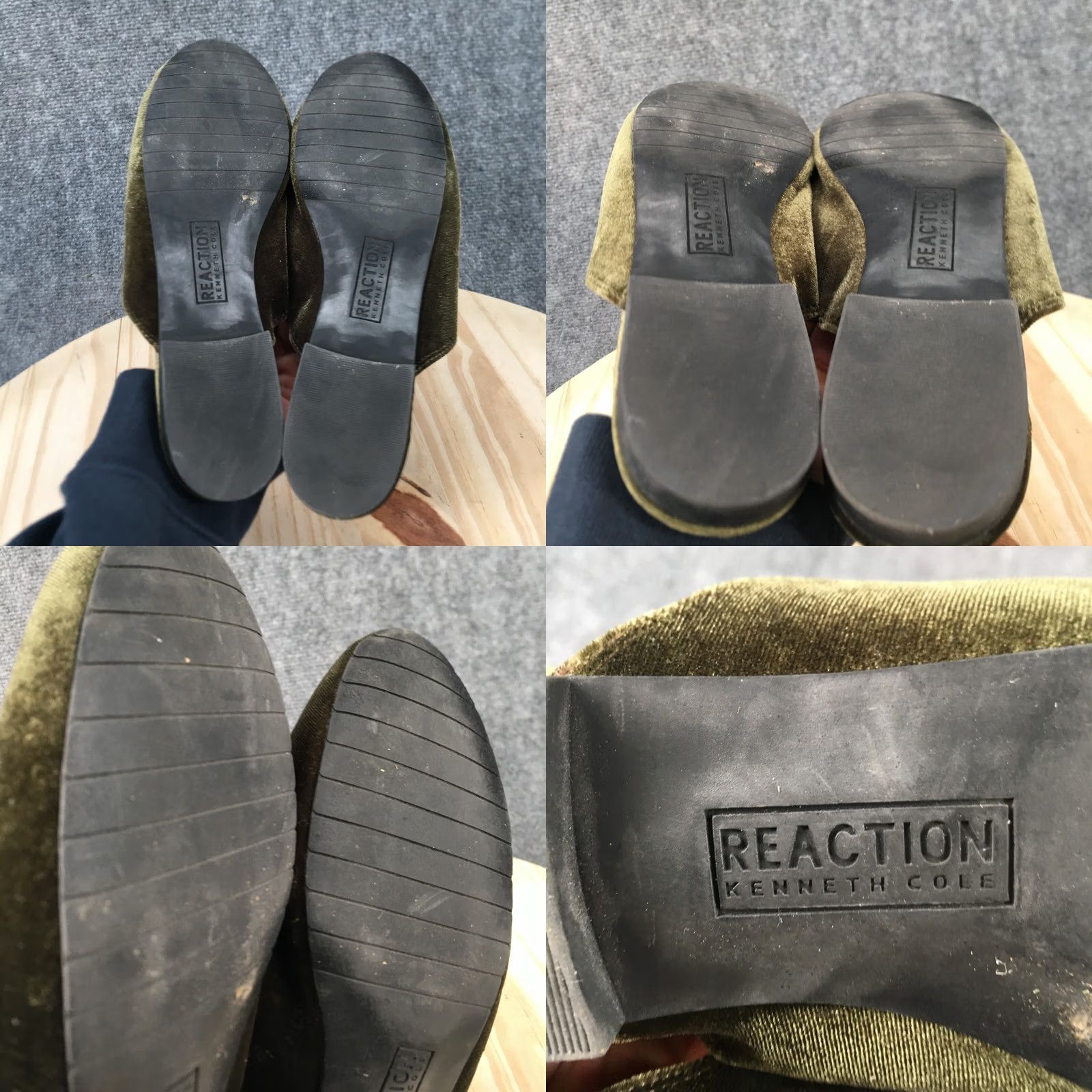 Kenneth Cole Kenneth Cole Reaction Wyatt Sandals Mules Womens 9.5 M Green Velvet Size US 10 / IT 40 - 8 Thumbnail