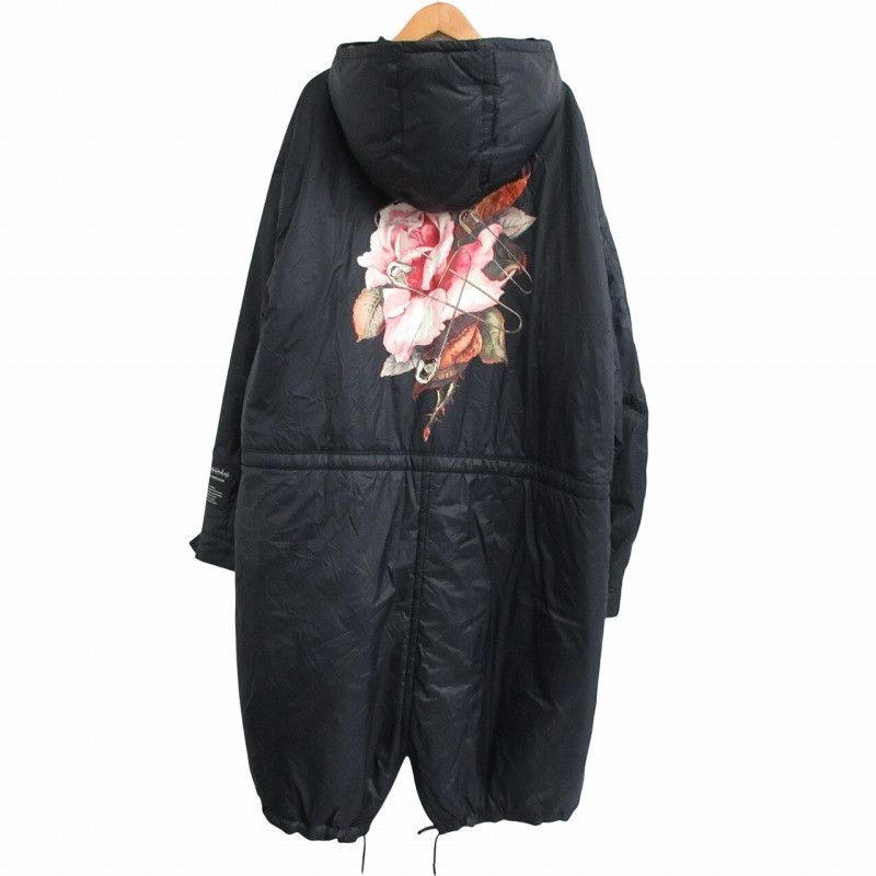 GU × Undercover UNDERCOVER × GU Padded Long Coat – Back Print – Black – XL Size US XL / EU 56 / 4 - 2 Thumbnail