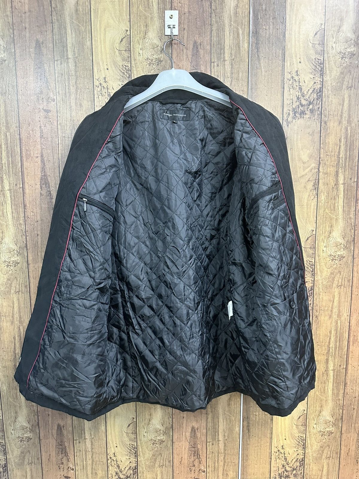Kansai Yamamoto Vintage Kansai Yamamoto Soft Suede Winter Flannel Z41 Size US L / EU 52-54 / 3 - 4 Thumbnail