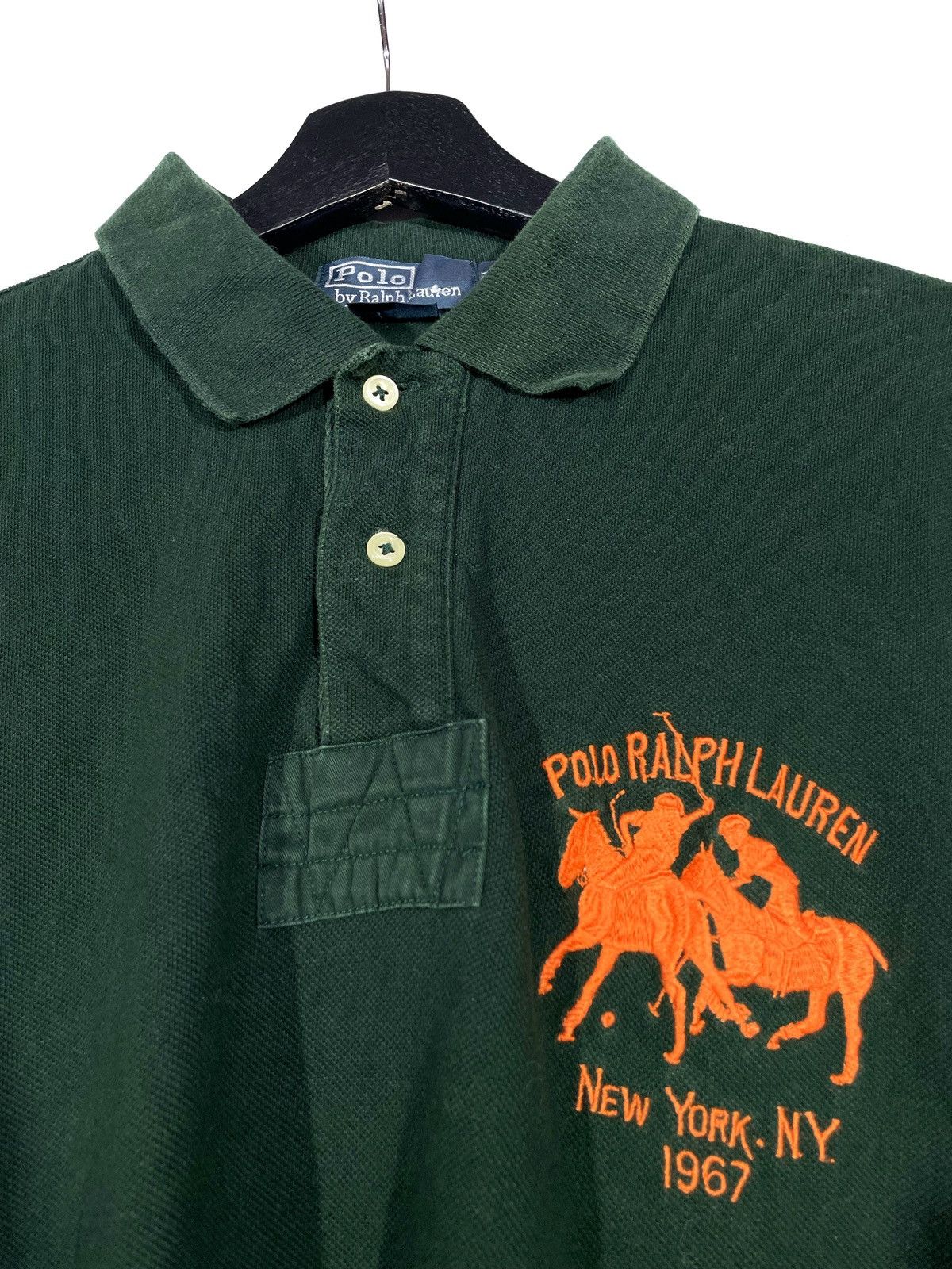 Polo Ralph Lauren Ralph Lauren Polo Long Sleeve Rugby Big Logo Green Size XL Size US XL / EU 56 / 4 - 3 Thumbnail