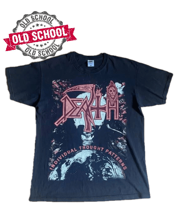 Vintage Y2K Death Band Individual Thought Patterns Graphic T-Shirt Metal offers Hardcore