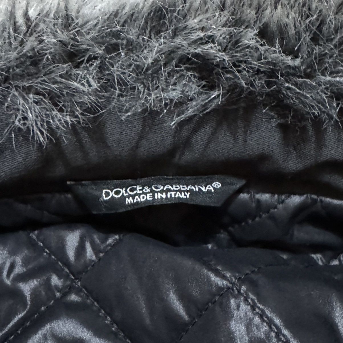 Dolce & Gabbana × Vintage AW11 Dolce & Gabbana Fur Patchwork Aviation Jacket Size US M / EU 48-50 / 2 - 9 Thumbnail