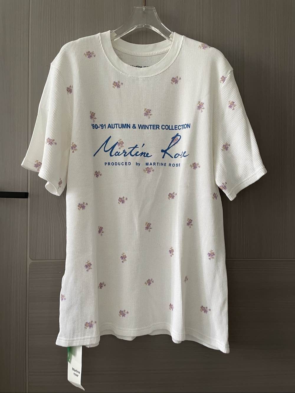 Martine Rose Martine Rose Floral Waffle T-Shirt Size M Size US M / EU 48-50 / 2 - 1 Thumbnail