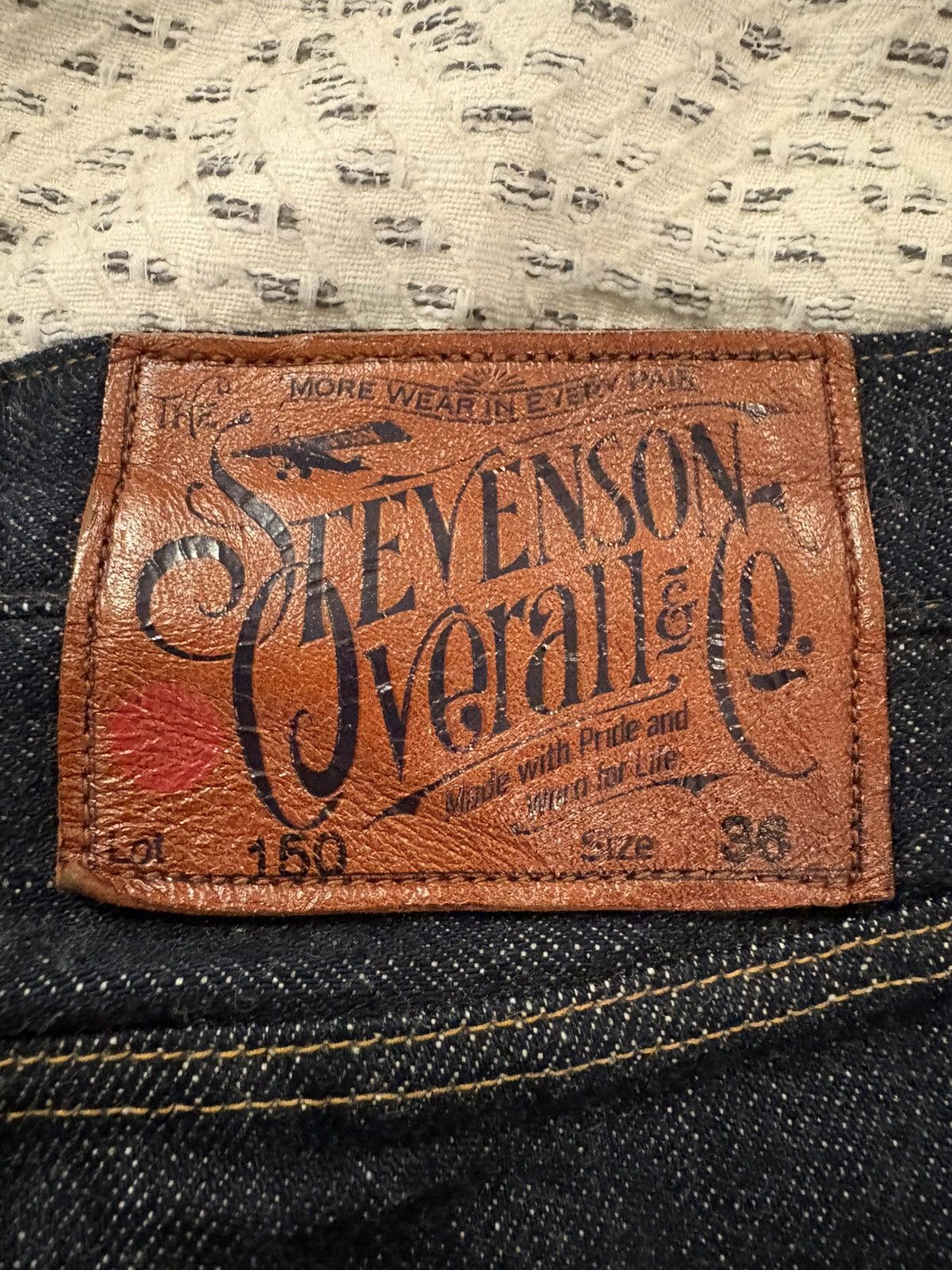 Stevenson Overall Co. STEVENSON 150 ENCINITAS JEANS Size US 36 / EU 52 - 2 Thumbnail