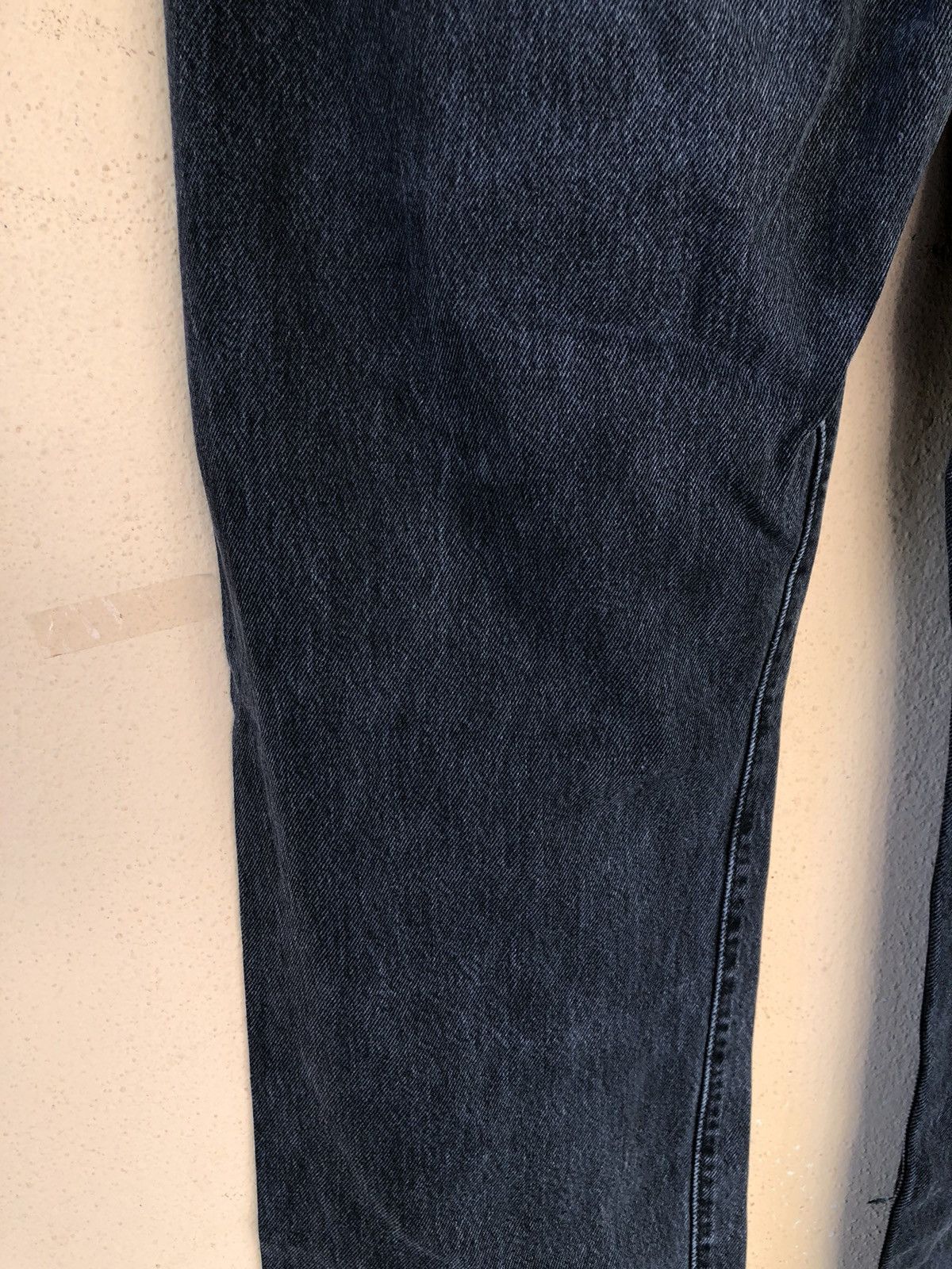 Levi's Vintage Clothing × Vintage Vintage LEVIS 501 Flat Black Button Fly Jeans Size US 38 / EU 54 - 8 Thumbnail