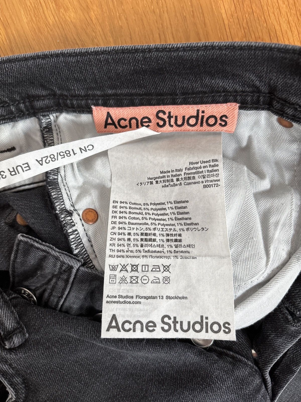 Acne Studios Acne Studios Black Jeans Size US 30 / EU 46 - 8 Thumbnail