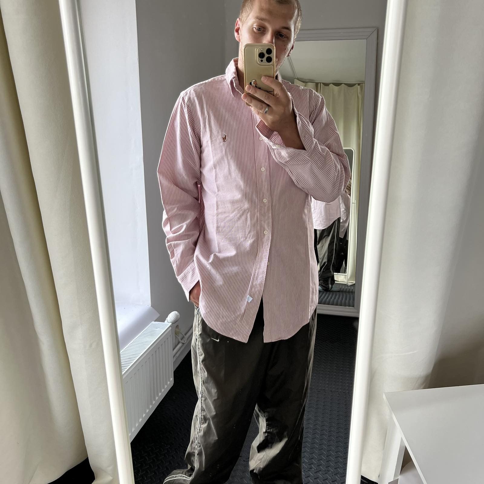 Polo Ralph Lauren Ralph Lauren Shirt Mens XL Pink Long Sleeve Button Down Size US XL / EU 56 / 4 - 3 Thumbnail