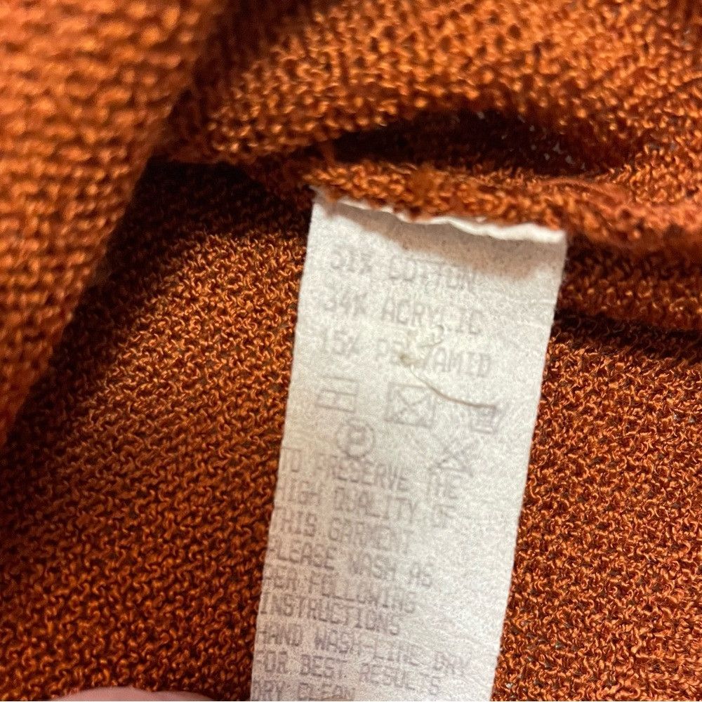 Other New Roni Biz Cotton Blend 3/4 Sleeve White Brown Cardigan S Size M / US 6-8 / IT 42-44 - 7 Thumbnail