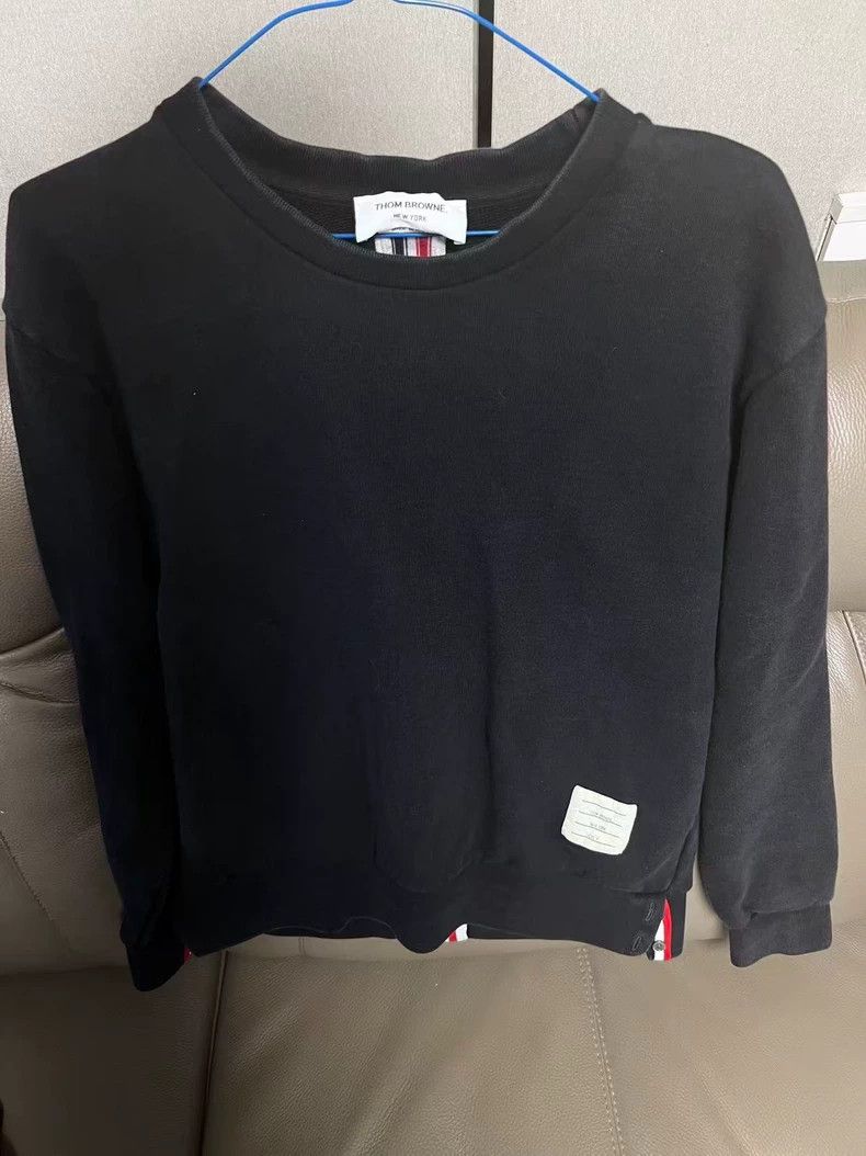 Thom Browne Thom Browne Round collar hoodie Size US XL / EU 56 / 4 - 2 Thumbnail