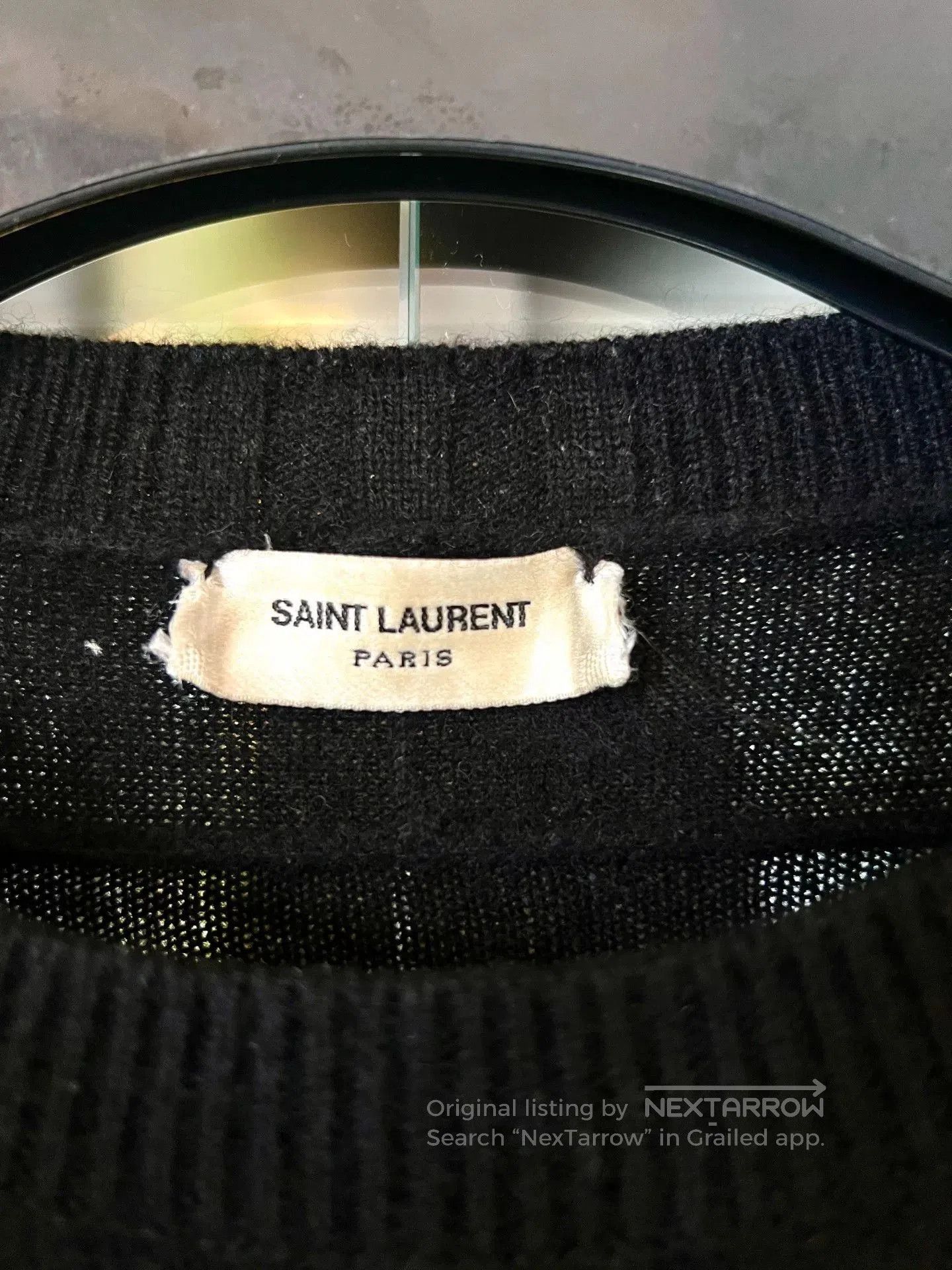 Saint Laurent Paris black cashmere sweater by saint laurent. Size US S / EU 44-46 / 1 - 3 Thumbnail