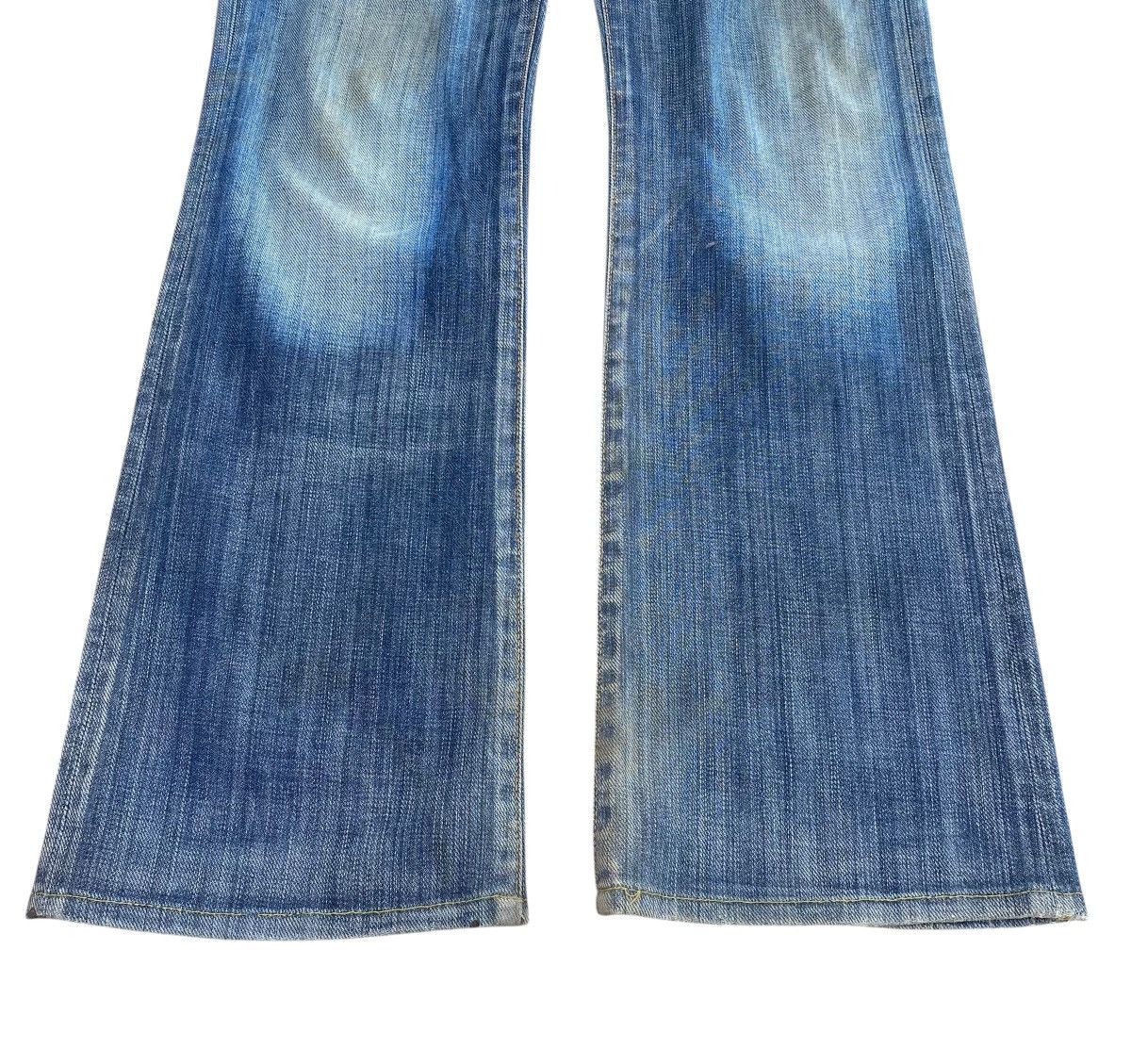 Edwin Edwin Faded Wash Style Wide Flare Jeans Size US 31 - 5 Thumbnail
