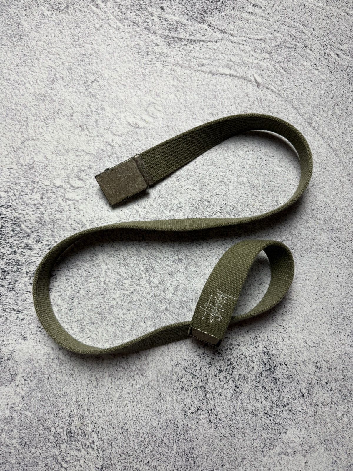 Stussy Vintage Stussy Cotton Belt Logo Y2k Avant Garde Style Rare Size ONE SIZE - 2 Thumbnail