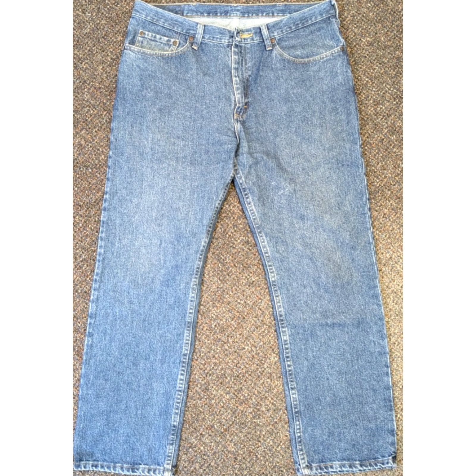 Wrangler VINTAGE Wrangler Five Star Cotton Regular Fit Denim Blue Jeans Mens 96501DS 36x29 Size US 36 / EU 52 - 2 Thumbnail