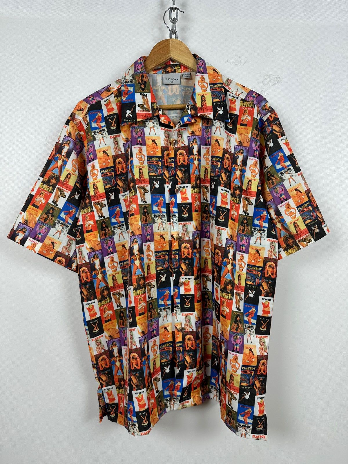 Playboy Vintage Playboy Magazine Cover All Over Print Button Shirt Size US L / EU 52-54 / 3 - 1 Thumbnail