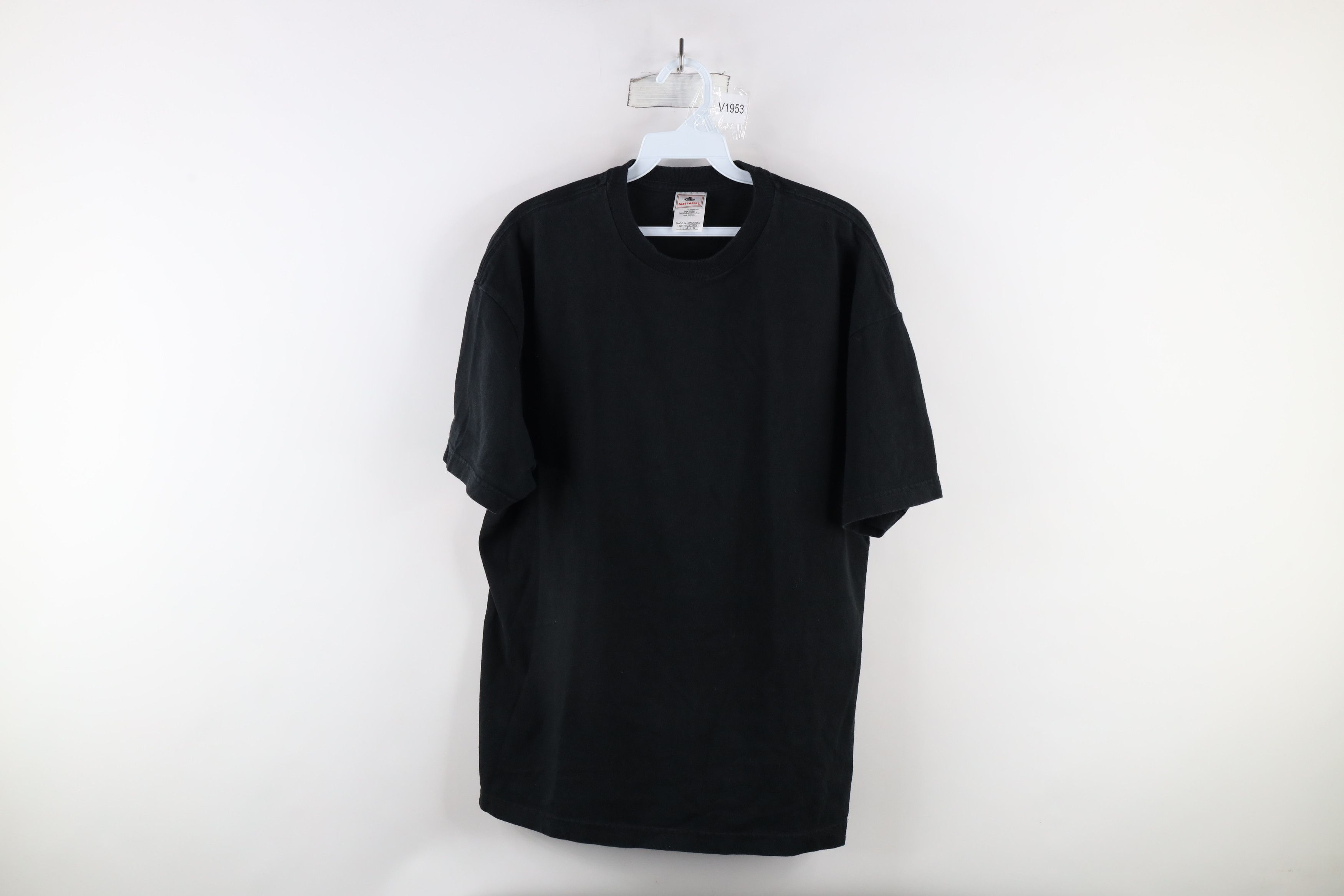 Vintage Vintage 90s Streetwear Short Sleeve T-Shirt Black Cotton Size US L / EU 52-54 / 3 - 1 Thumbnail