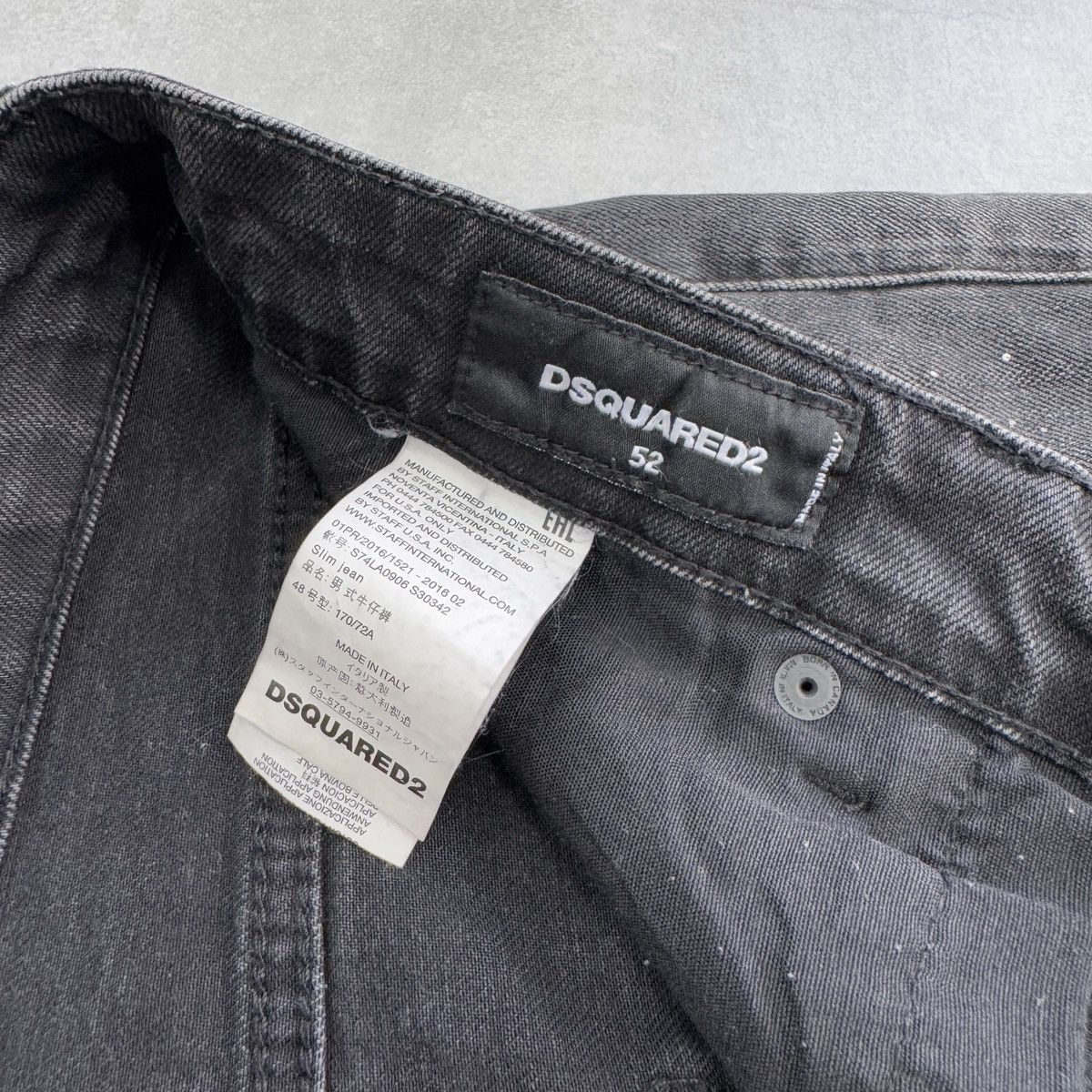 Dsquared2 Dsquared2 Slim Jean Pants Size 52 Size US 34 / EU 50 - 17 Thumbnail