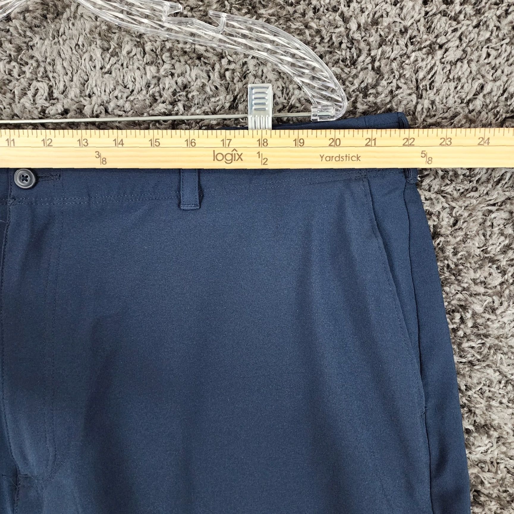 Hogan Ben Hogan Mens Blue Polyester Chino Shorts Size 44 Size US 44 / EU 60 - 3 Thumbnail