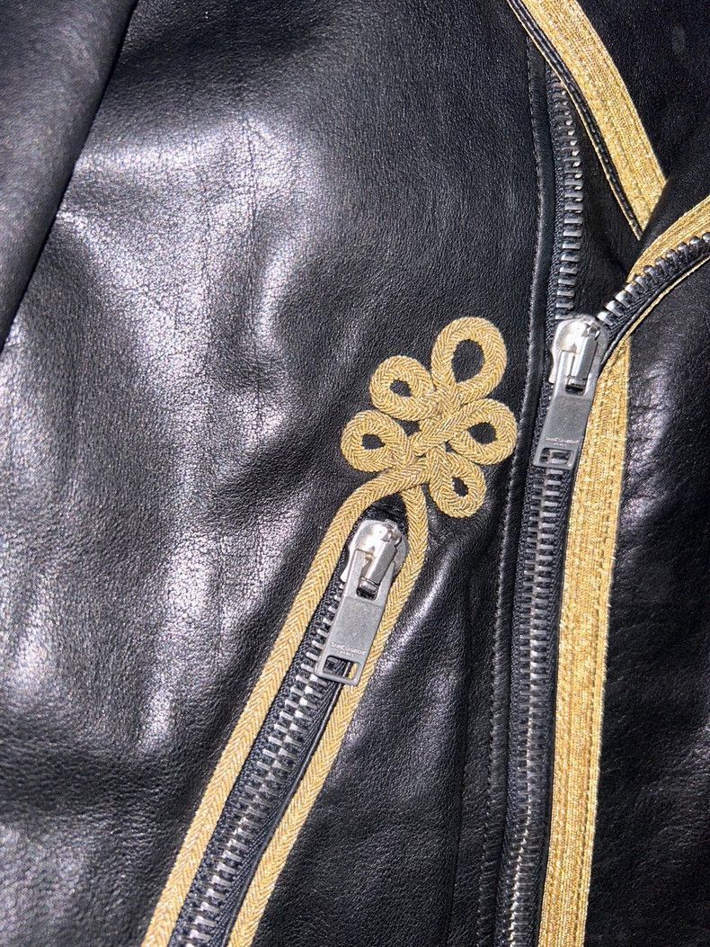 Saint Laurent Paris Saint Laurent Paris 15ss gold wire palace buffalo leather j Size US S / EU 44-46 / 1 - 3 Thumbnail
