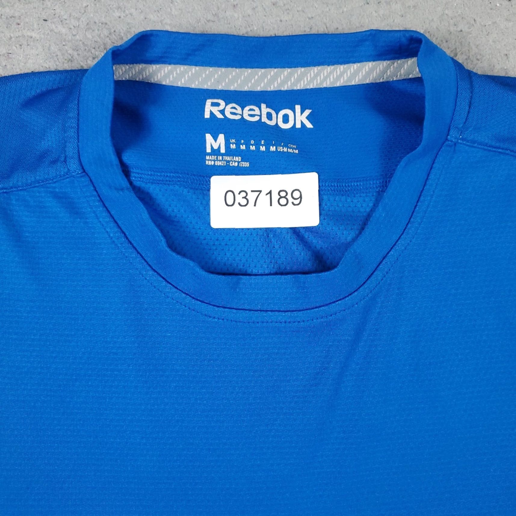 Reebok Reebok T Shirt Mens Size Medium Blue Active Gym Work Out Pullover Short Sleeve * Size US M / EU 48-50 / 2 - 2 Thumbnail