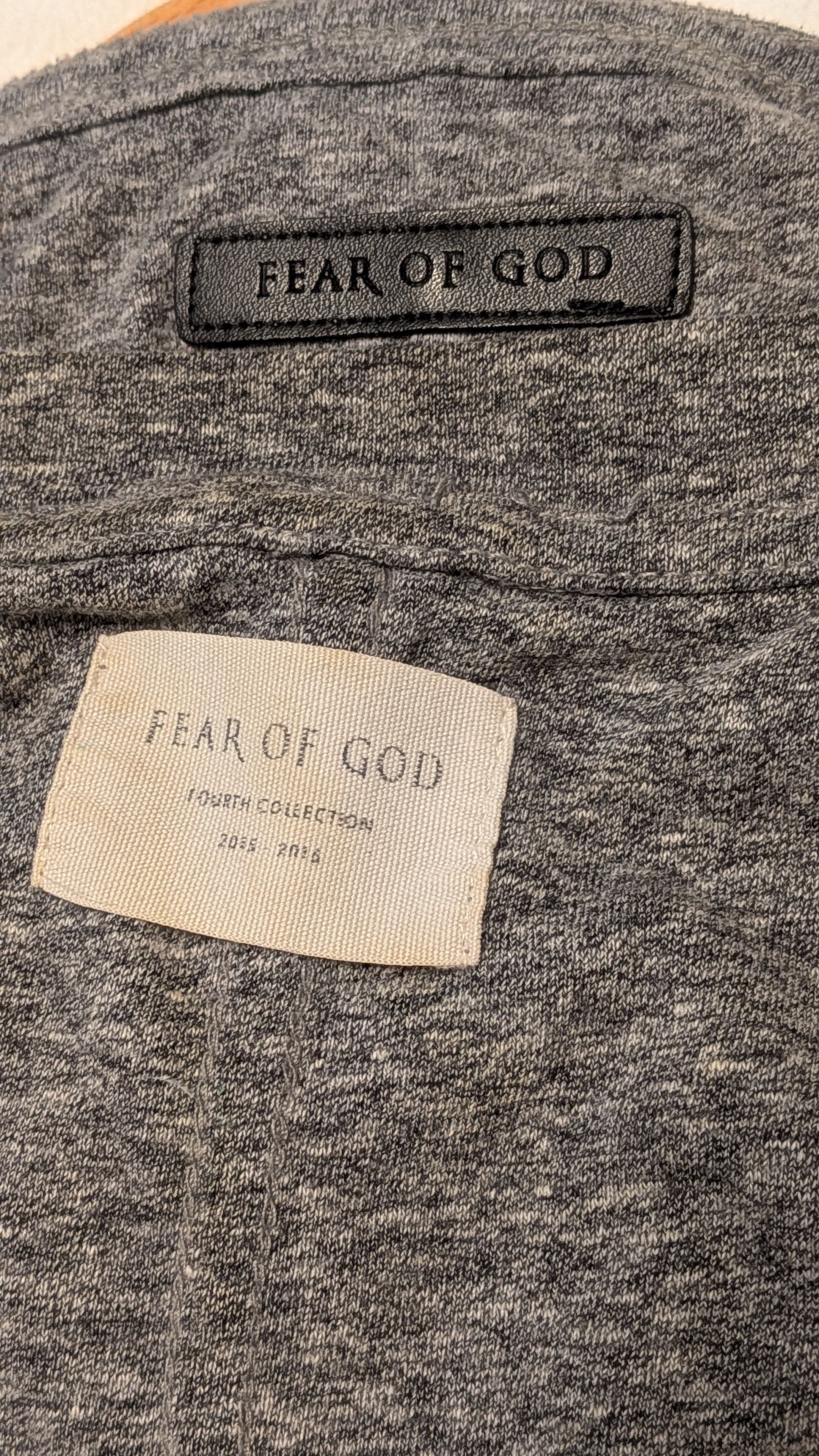 Fear of God Fear of God Fourth Collection Layered Tee - Charcoal Size US S / EU 44-46 / 1 - 5 Thumbnail