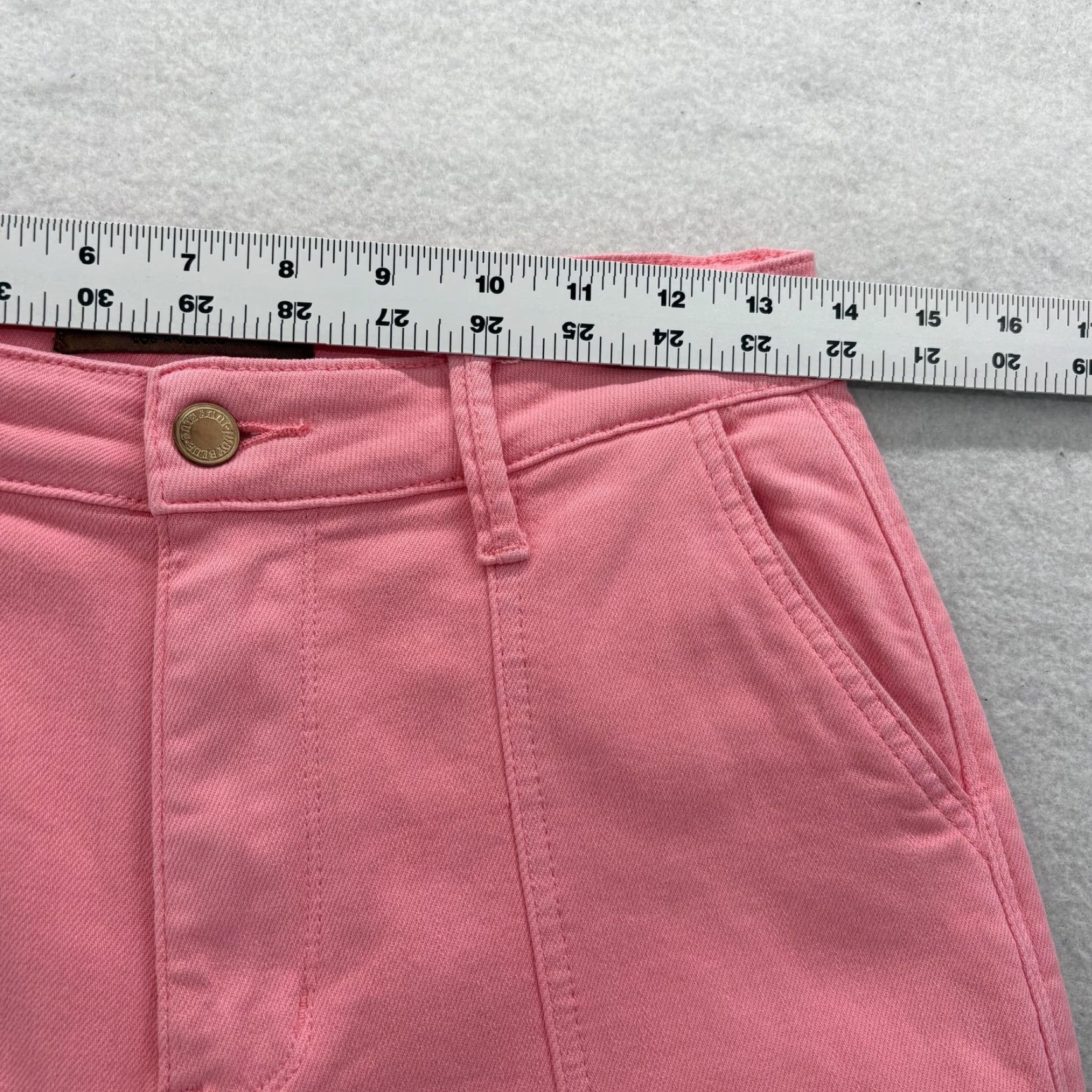 Vintage Judy Blue Cargo Jeans Womens 27 Pink High Rise Straight Denim Jeans Cargo Pocket Size 27" / US 4 / IT 40 - 6 Thumbnail