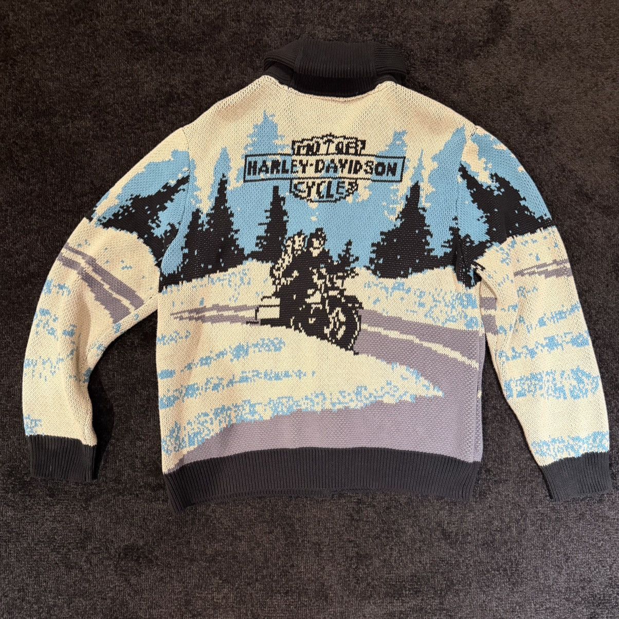 Harley Davidson Harley Davidson Cardigan Sweater Knit Winter Motorcycles Size US M / EU 48-50 / 2 - 3 Thumbnail