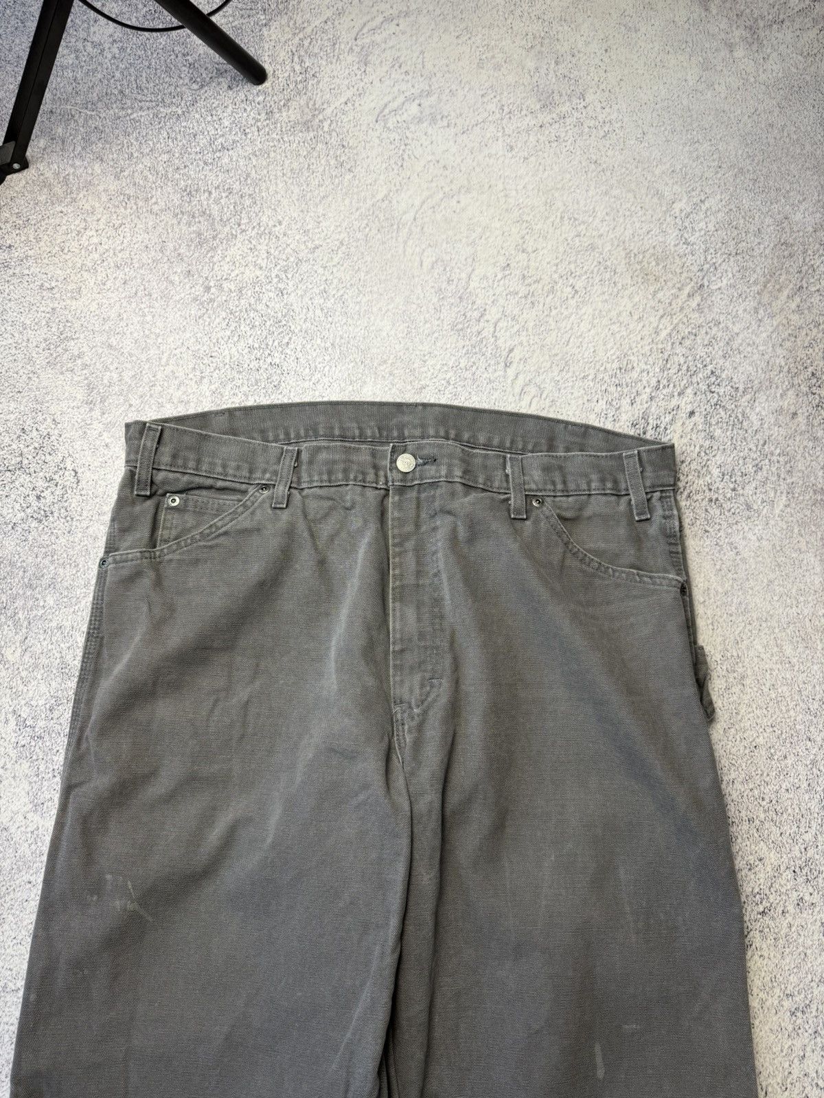 Dickies Vintage Gray Dickies Carpenter Work Pants - 38/32 - Y2K Size US 34 / EU 50 - 3 Thumbnail