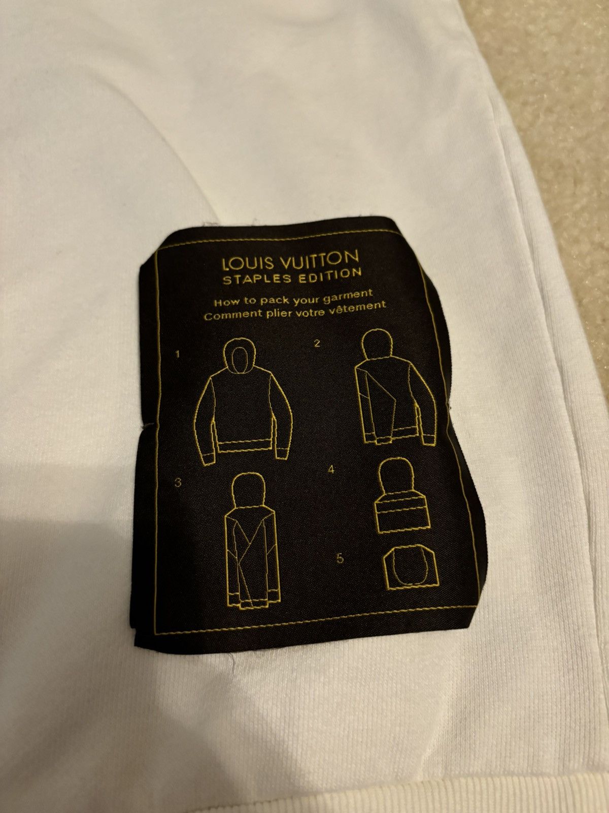 Louis Vuitton Louis Vuitton LV Staples Inside Out Hoodie White Size US M / EU 48-50 / 2 - 9 Thumbnail