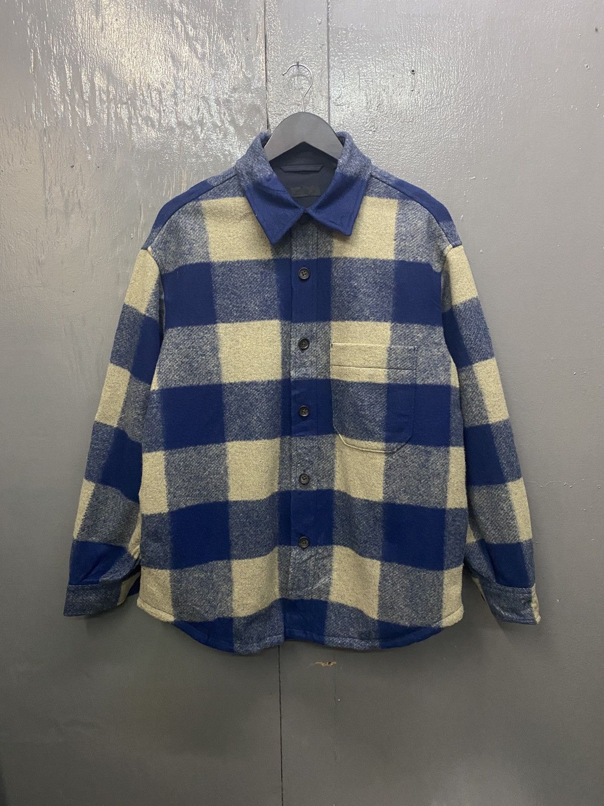 Uniqlo Uniqlo Wool Plaid Tartan Jacket Size US L / EU 52-54 / 3 - 1 Thumbnail