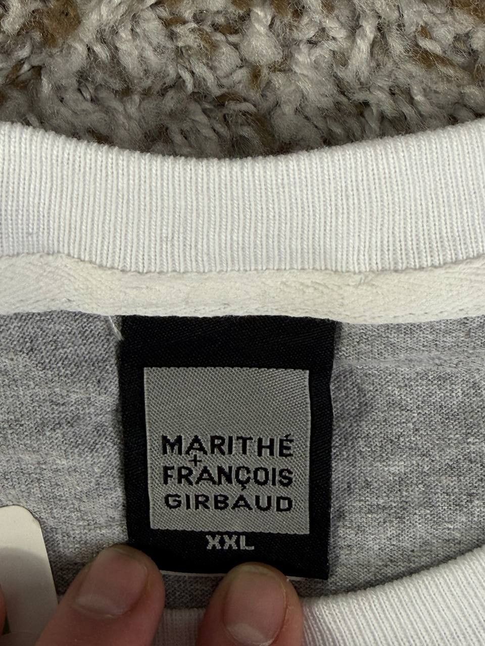 Marithé François Girbaud Graphic Logo Gray T-ShirtHip Hop