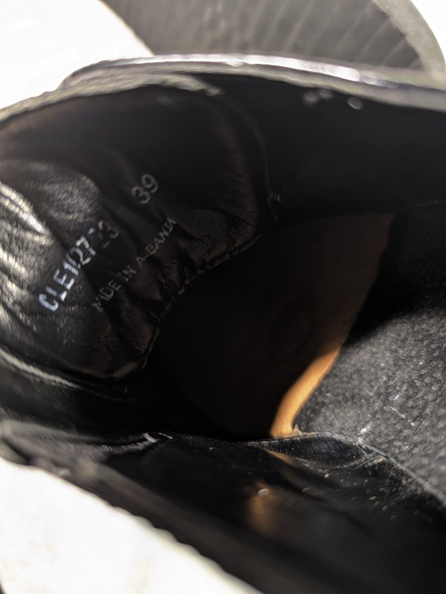 Japanese Brand Chunky AvantGarde Black leather punk shoes Size US 6 / EU 39 - 6 Thumbnail