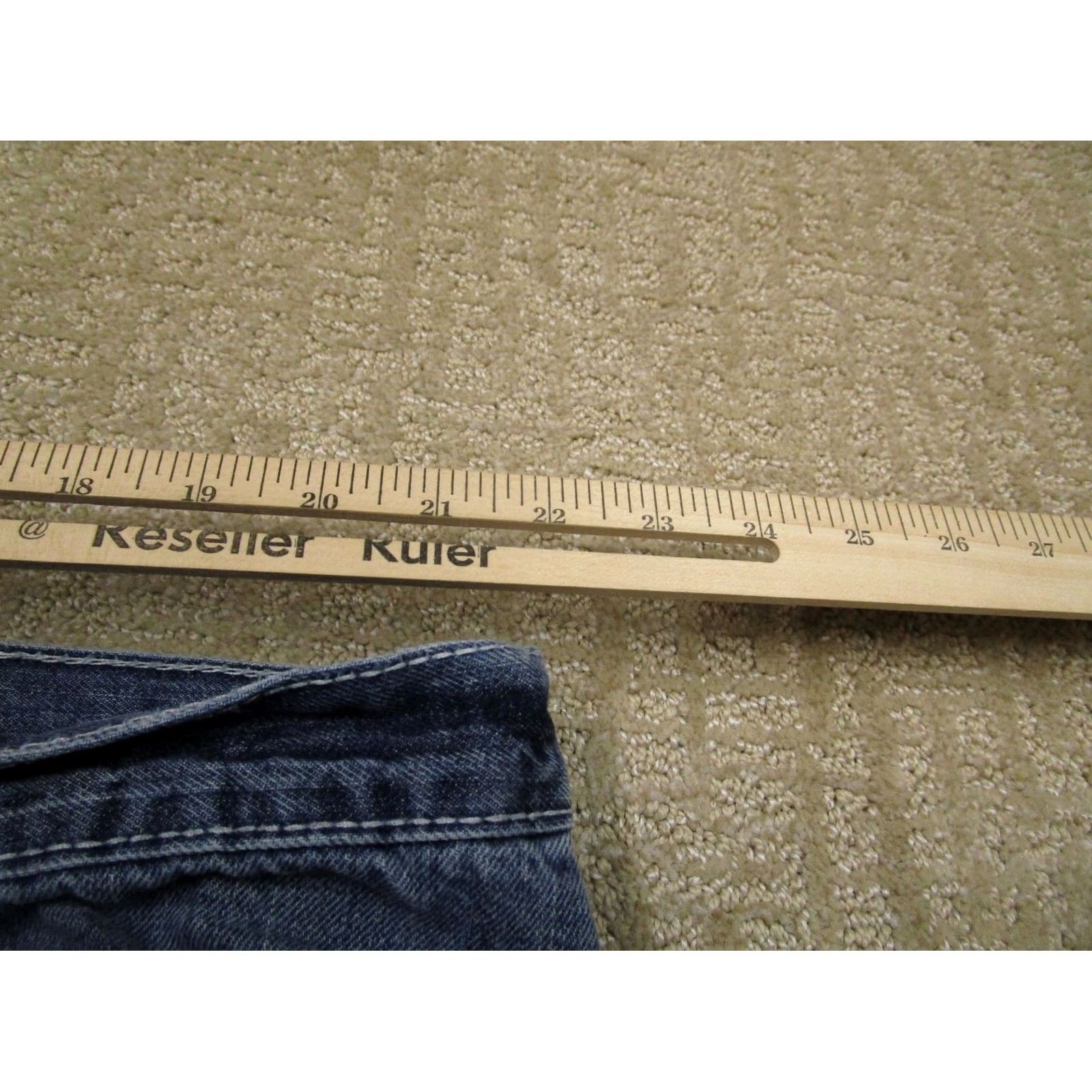 Ariat Ariat Jeans M4 Bootcut 44x34 Jeans Blue Light Wash 5-Pocket Logo Cowboy Mens Size US 44 / EU 60 - 6 Thumbnail