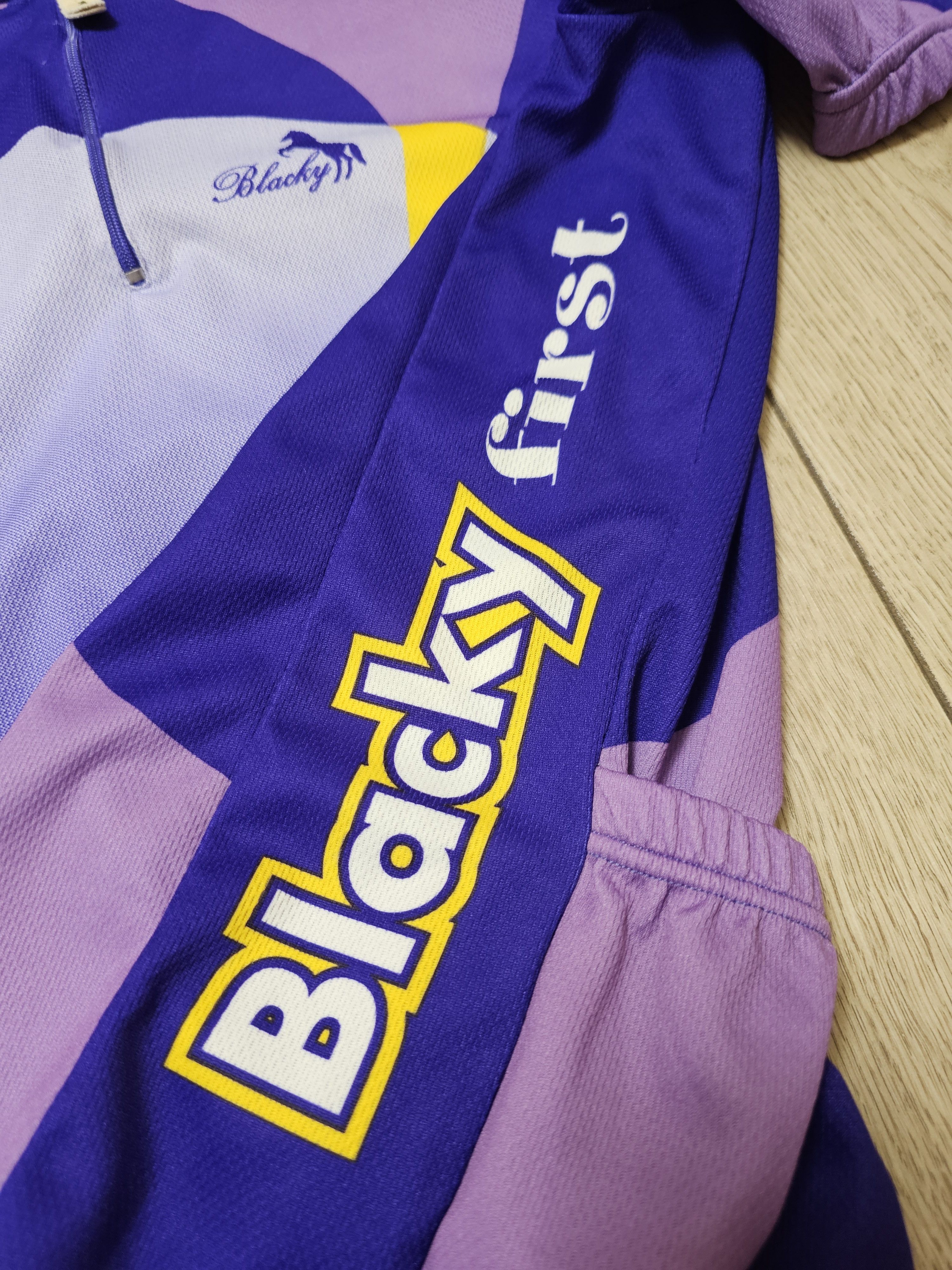 Vintage BLACKY CYCLING JERSEY VINTAGE 90s CYCLING TEAM JERSEY Size US M / EU 48-50 / 2 - 4 Thumbnail