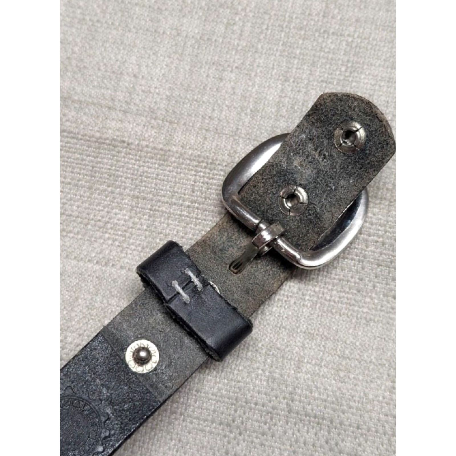 Harley Davidson VINTAGE Harley-Davidson belt Studded leather 28-30 Mens Western Belt Black 28-30 Men's 28-30 Harley-Davidson Belt Mens Western Belt Size 30 - 7 Thumbnail