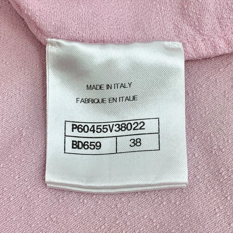 Chanel Chanel Cruise Series Pink Sailing Letter Printed Cotton Ro Size XS / US 0-2 / IT 36-38 - 7 Thumbnail