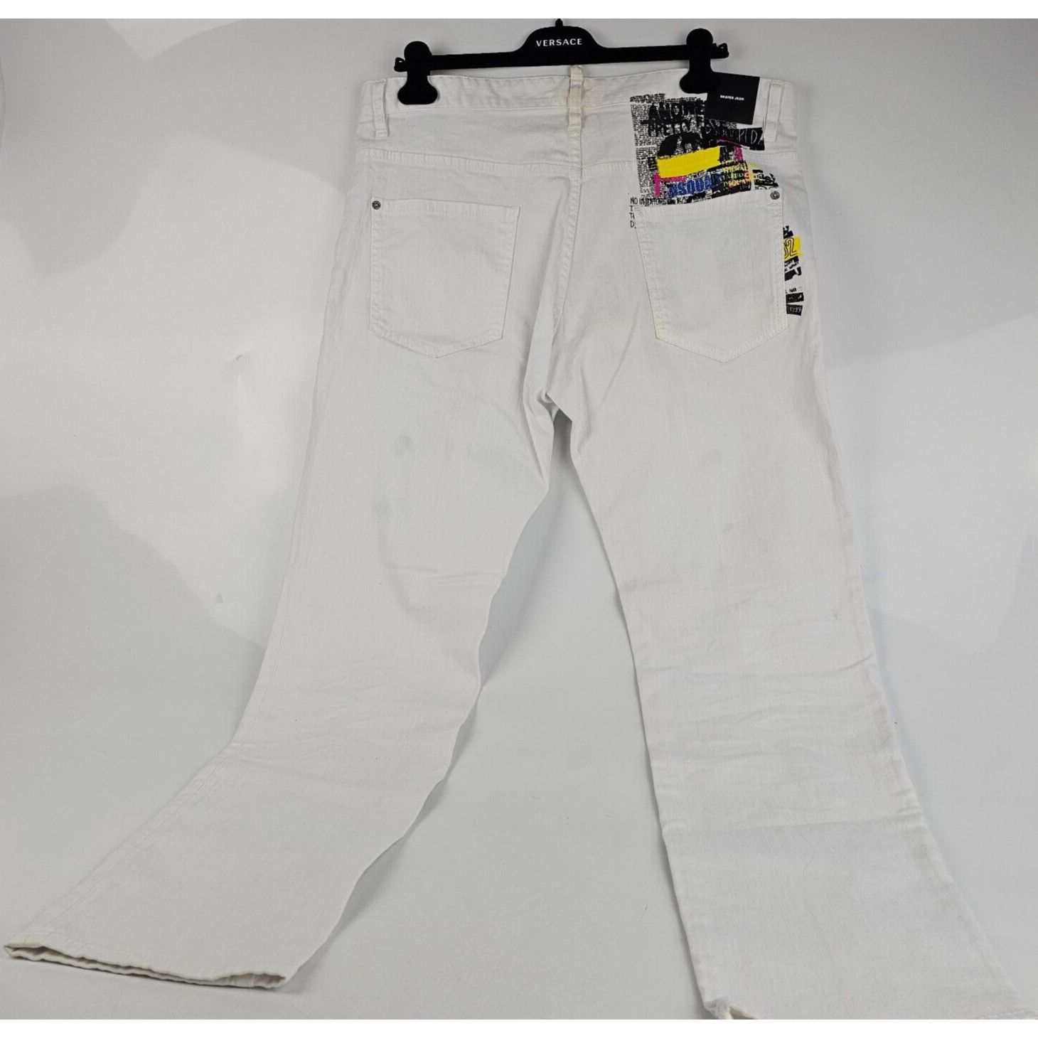 Dsquared2 DSQUARED2 White Jeans Size IT56 New Size US 40 / EU 56 - 2 Thumbnail