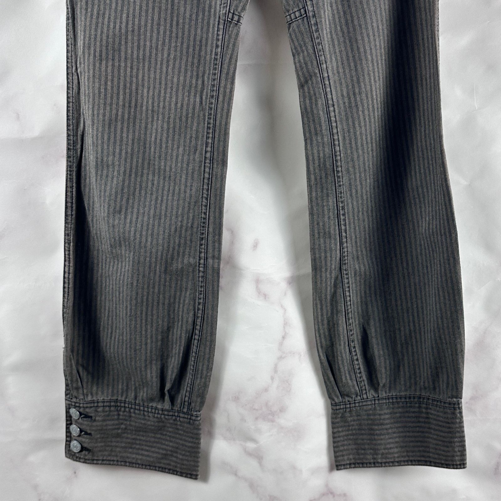 Hysteric Glamour Grey Striped Front Pocket Pants Size US 29 - 5 Thumbnail