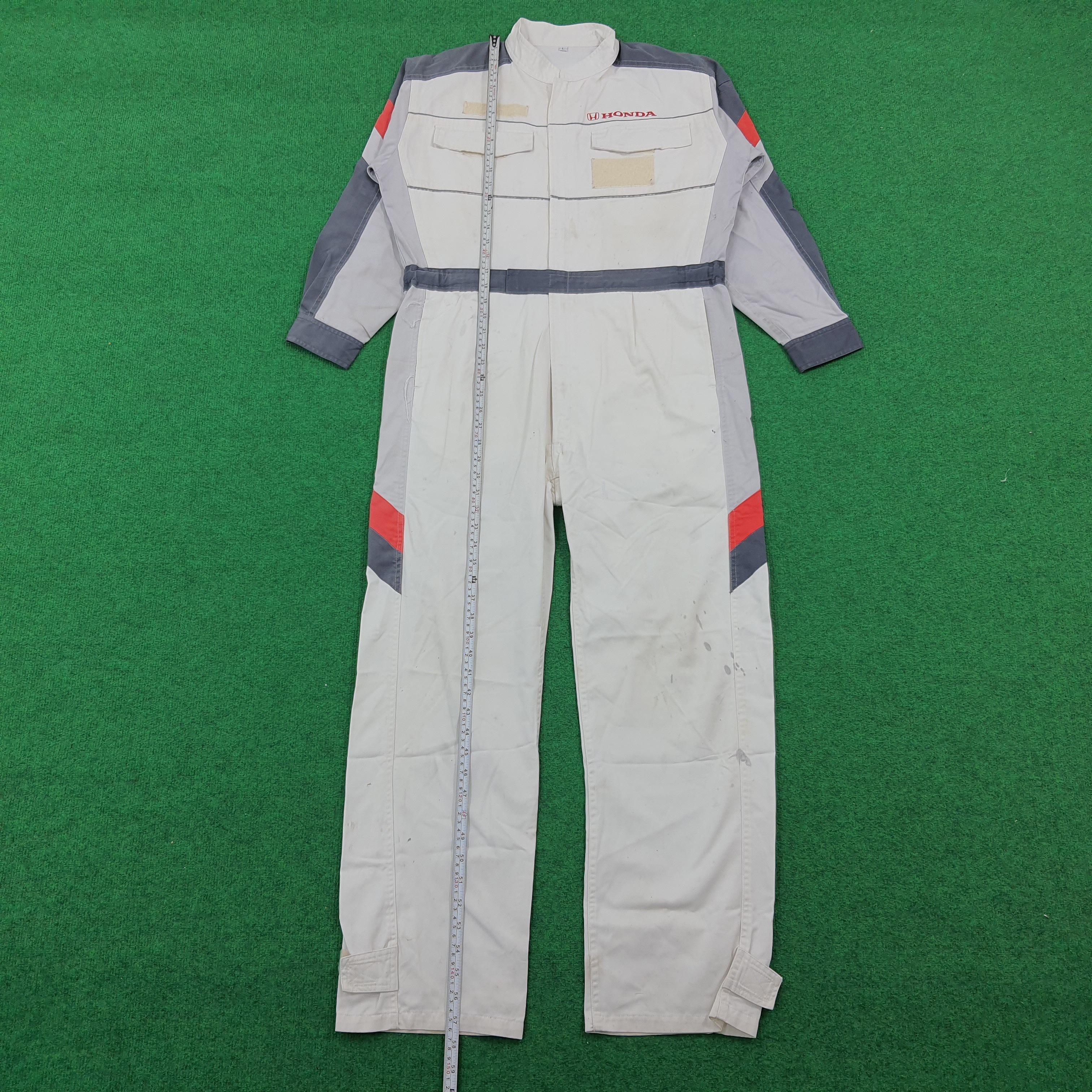 Japanese Brand × Vintage Vintage HONDA Racing Team Japan Motorsports Coverall Size US M / EU 48-50 / 2 - 4 Thumbnail