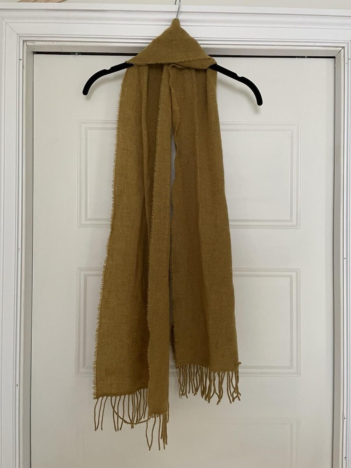 Universal Works Universal Works Wool Mustard Yellow Scarf Size ONE SIZE - 1 Thumbnail