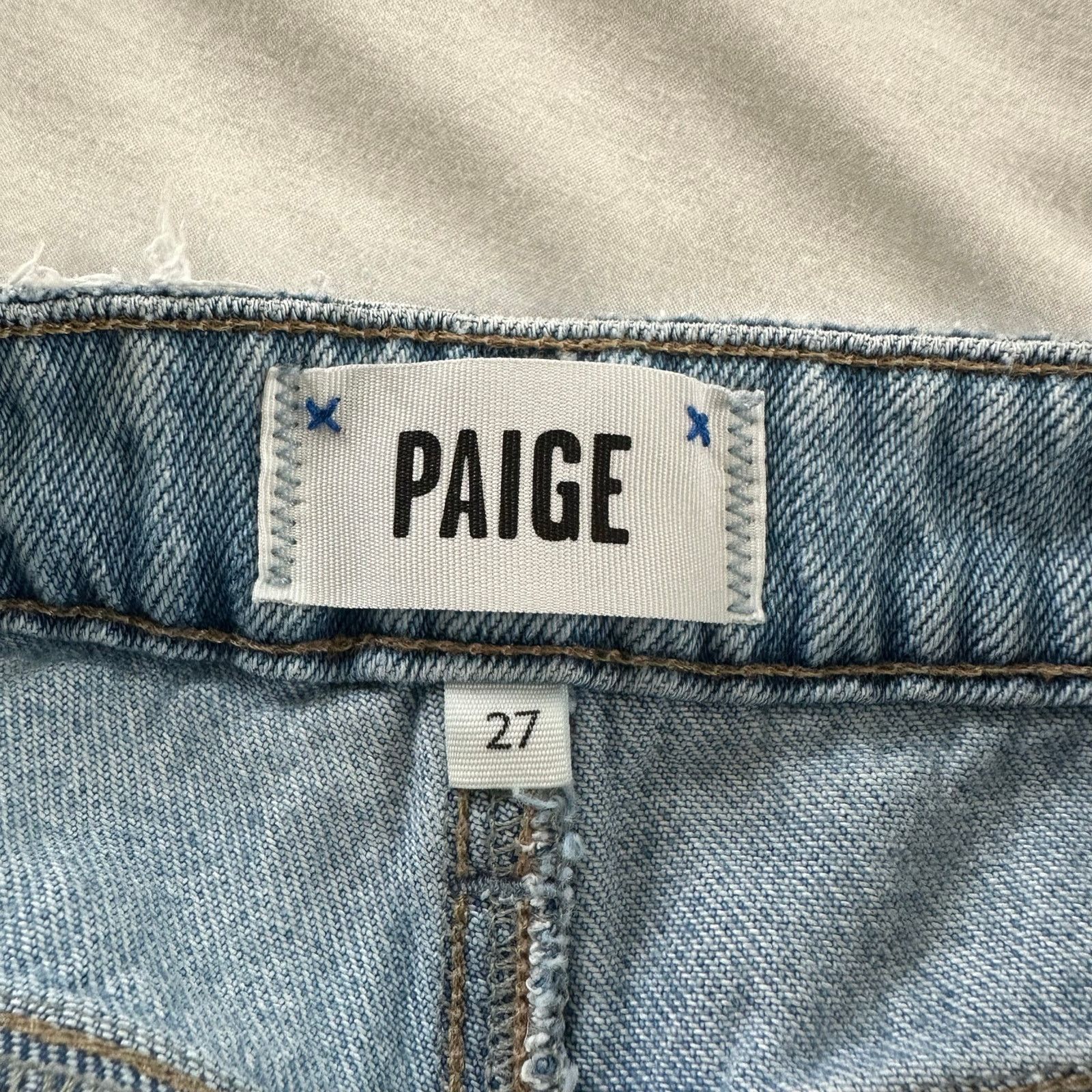 Paige Paige Denim Noella Straight Relaxed Medium Light Wash 27x29 Size 27" / US 4 / IT 40 - 7 Thumbnail